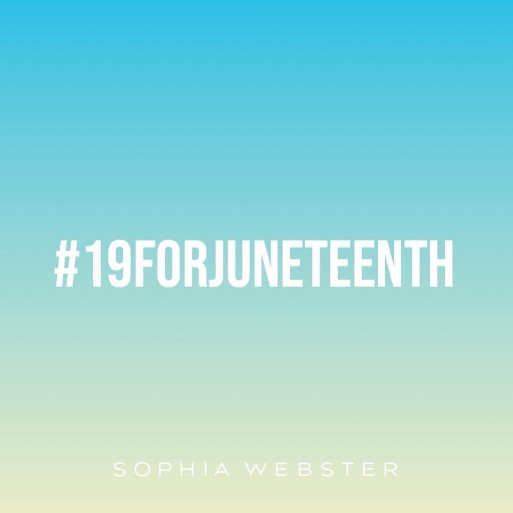 SOPHIA WEBSTERさんのインスタグラム写真 - (SOPHIA WEBSTERInstagram)「Last week we announced that every Juneteenth, starting with #Juneteenth2020 we would be donating 19% of our average daily sophiawebster.com net sales from the previous 12 months to black causes. After consulting with our team, we’re pleased that this year we will be donating to a London based charity @blackthrive. S x⁣⁣⁣ ⁣⁣⁣ More about Black Thrive in their own words:⁣⁣⁣ ⁣⁣⁣ “Since the 1950’s Lambeth [a London district] has been home to the UK’s biggest Black community with people of African and Caribbean origin, making valuable and sustained contributions to the cultural and economic life of the UK. Despite these successes, Lambeth continues to be a borough faced with growing socio-economic inequality which disproportionately affects Black African and Caribbean people. There is evidence to suggest that exposure to the stressors linked to these inequalities negatively impacts one’s physical health and mental wellbeing. ⁣⁣⁣ ⁣⁣⁣ Black Thrive is a partnership between communities, statutory organisations, voluntary and private sector. They work together to reduce the inequality and injustices experienced by Black people in mental health services. They address the barriers which lead to poorer outcomes across a range of social factors, such as education, employment, housing, and so on, all of which may negatively impact one’s health and wellbeing.”⁣⁣⁣ ⁣⁣⁣ #Juneteenth #19forJuneteenth #SophiaWebster」6月19日 23時56分 - sophiawebster