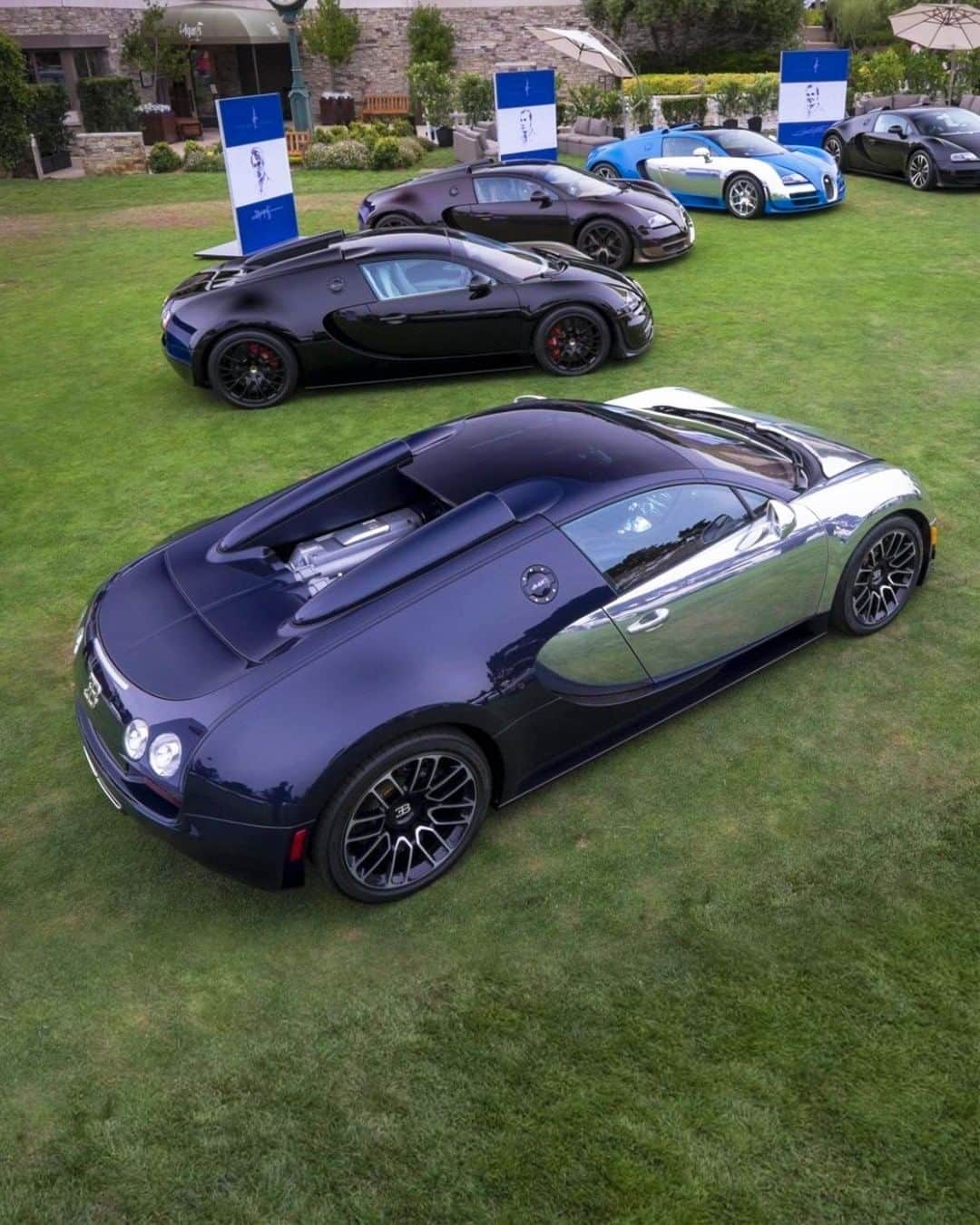 ブガッティさんのインスタグラム写真 - (ブガッティInstagram)「To mark the 15th anniversary of  the legendary BUGATTI Veyron 16.4, our Design Director Achim Anscheidt, has picked 6 iconic derivatives from the first hyper sports car of the 21st Century. Swipe right to see the evolution.  Which is your favorite?  #BUGATTI #BUGATTIVeyron #Veyron #BUGATTIVeyronGrandSport #GrandSport #Vitesse」6月19日 23時53分 - bugatti