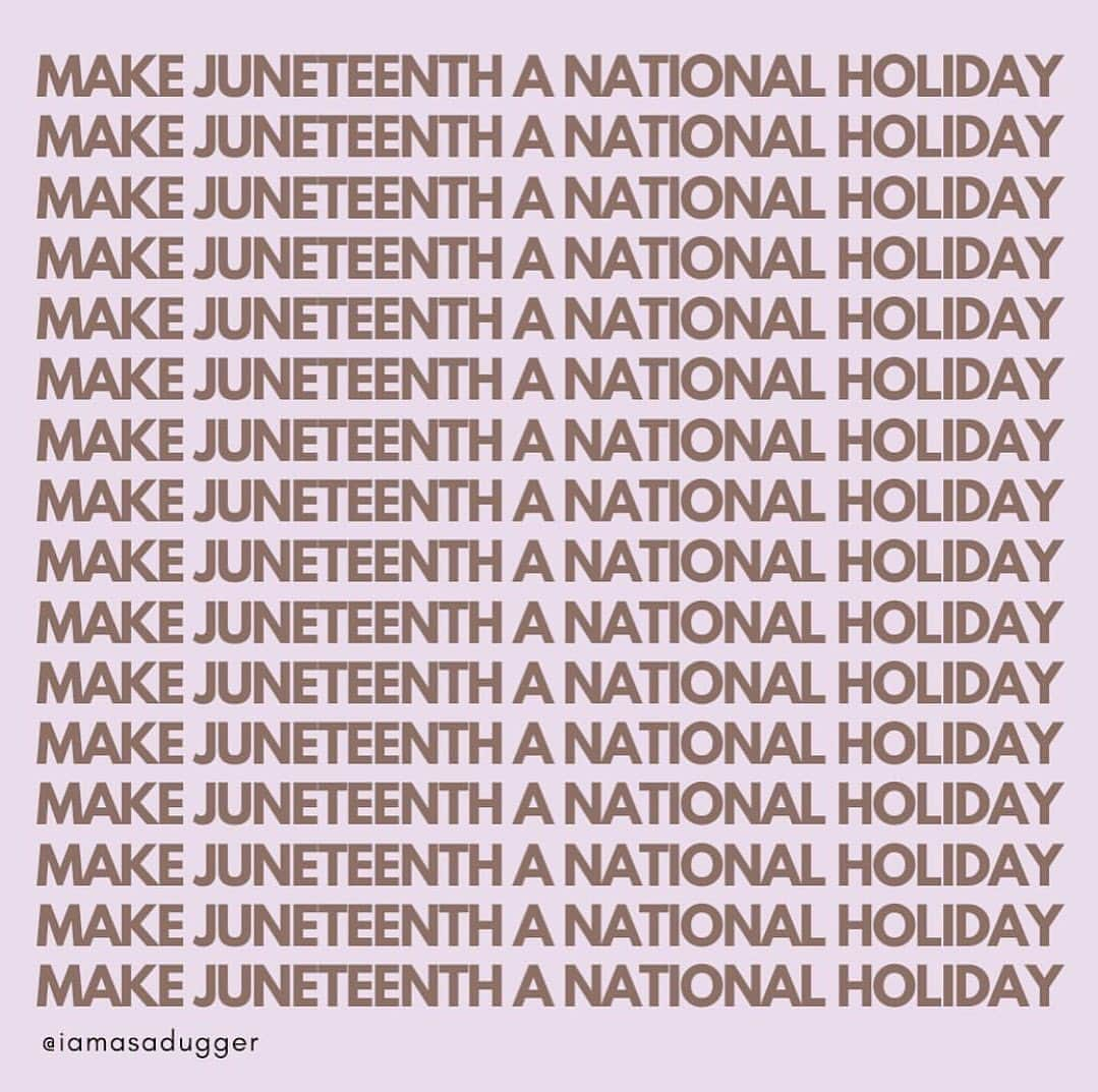 サラ・ハイランドさんのインスタグラム写真 - (サラ・ハイランドInstagram)「If you don’t know what #juneteenth is, google it. #makejuneteenthanationalholiday」6月19日 23時58分 - sarahhyland