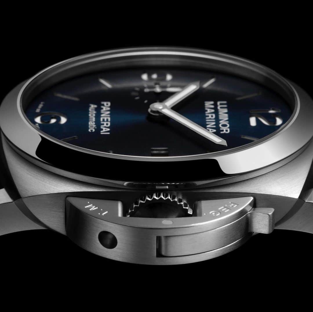 パネライさんのインスタグラム写真 - (パネライInstagram)「Say hello to the new #Panerai #PAM1313 #Luminor Marina that was just released in the year of the Luminor. The PAM1313 continues using the iconic 1950’s case in a 44m size and now for the first time features a Blue Satiné soleil decoration and sandwich structure. We haven’t seen this steel and blue dial combination in a regular Luminor Marina like this before and I have to say it’s about time. Normally we have seen it in higher complicated or priced pieces.  What do you guys think of it?  This will be a regular production piece and will be priced at $7,700 with pre-orders available now.  #PaneraiCentral」6月20日 0時10分 - paneraicentral