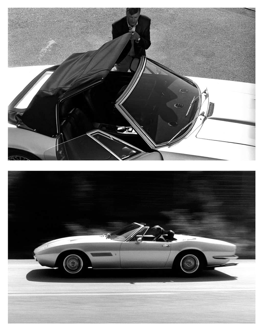 マセラティさんのインスタグラム写真 - (マセラティInstagram)「The rising desire for long-distance travelling met the new sense of freedom of the late 60s', sparking a new generation of open-top elegant grand tourers finely expressed by the #MaseratiGhibli Spyder. #SparkTheNext」6月20日 0時40分 - maserati