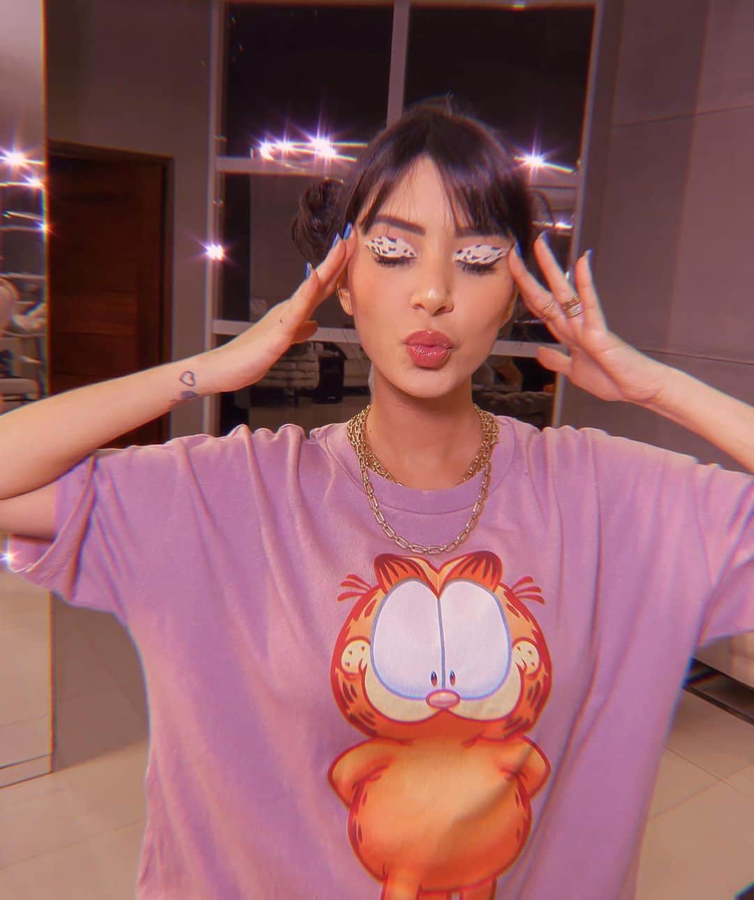 Gabriela Salesのインスタグラム：「Essa gatinha faz Muuu 🐄🐄🐄」