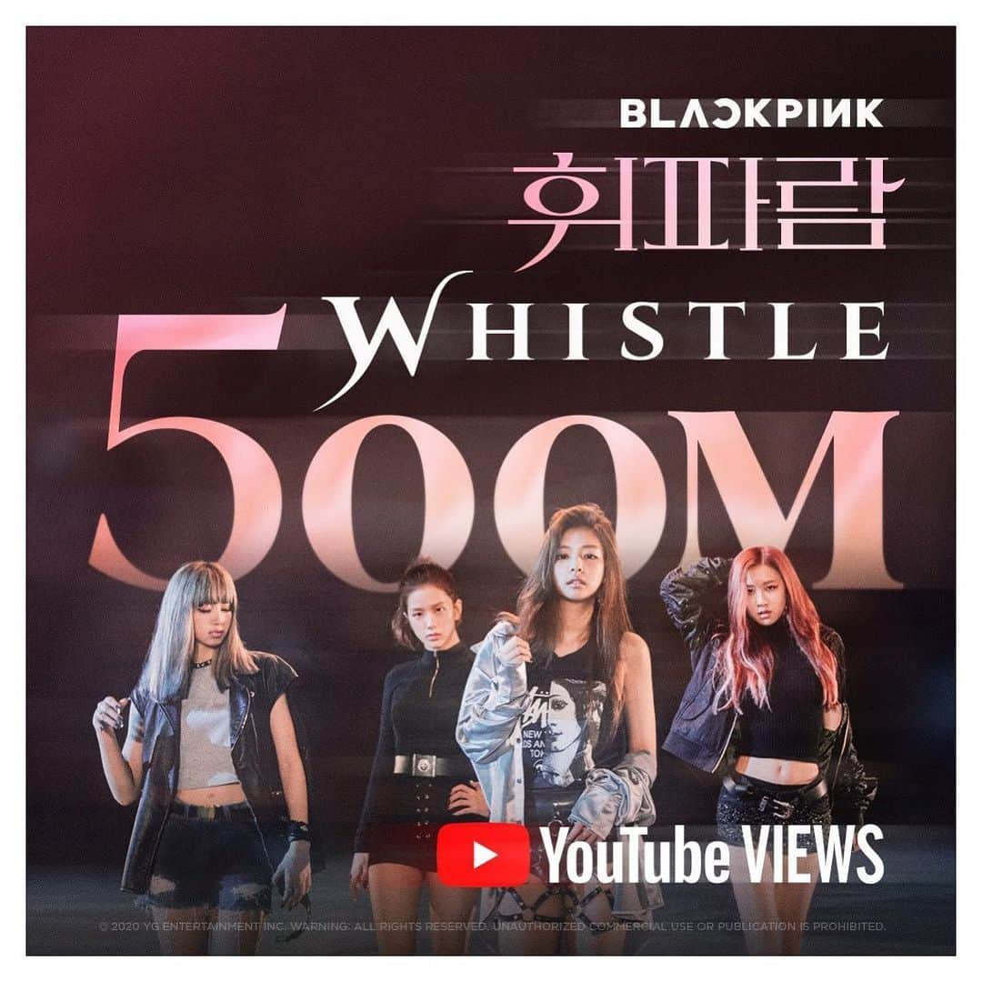 BLACKPINKさんのインスタグラム写真 - (BLACKPINKInstagram)「#BLACKPINK #블랙핑크 #WHISTLE #휘파람 #MV #500MILLION #YOUTUBE #YG」6月20日 10時51分 - blackpinkofficial