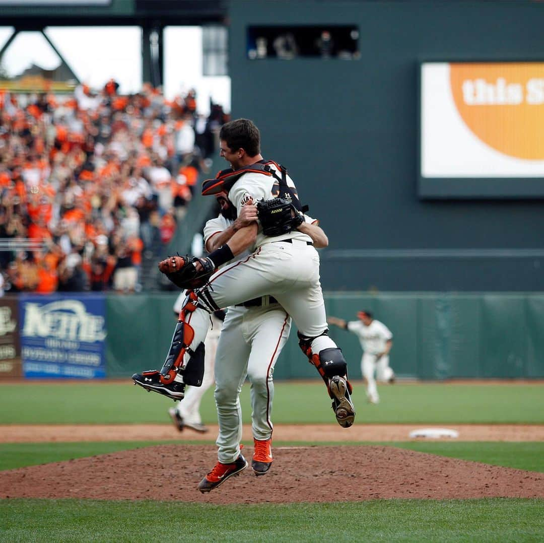 サンフランシスコ・ジャイアンツさんのインスタグラム写真 - (サンフランシスコ・ジャイアンツInstagram)「2010 Game 162: CLINCHED #SFGiants」6月20日 10時59分 - sfgiants