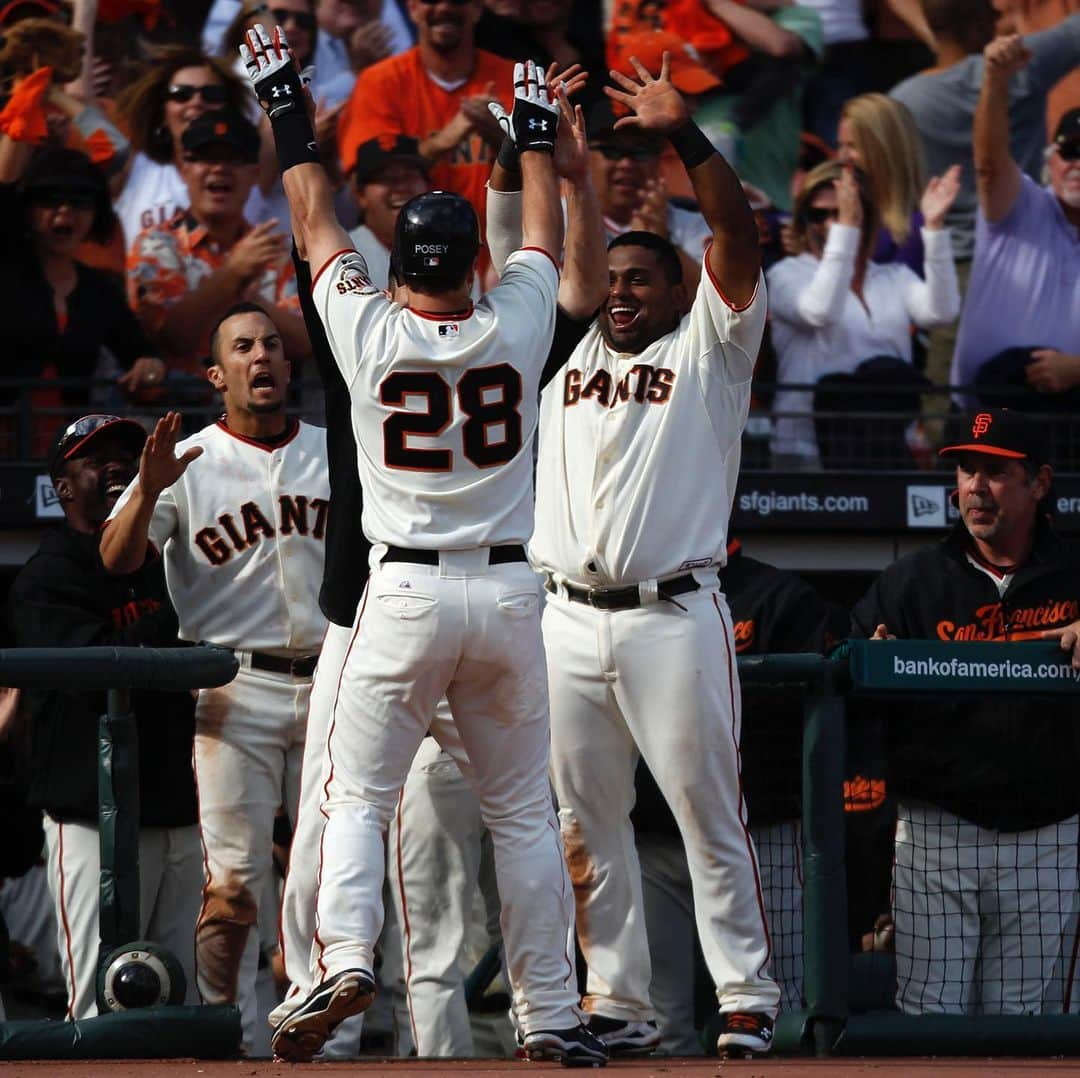 サンフランシスコ・ジャイアンツさんのインスタグラム写真 - (サンフランシスコ・ジャイアンツInstagram)「2010 Game 162: CLINCHED #SFGiants」6月20日 10時59分 - sfgiants