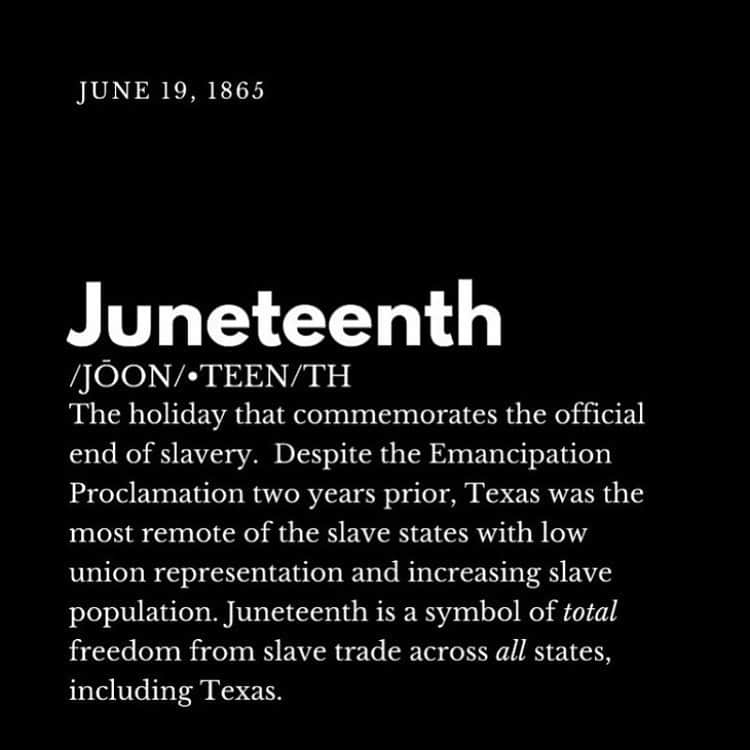 ジェイミー・クレイトンのインスタグラム：「Happy #juneteenth y’all! Live it, learn it, love it! And share!」