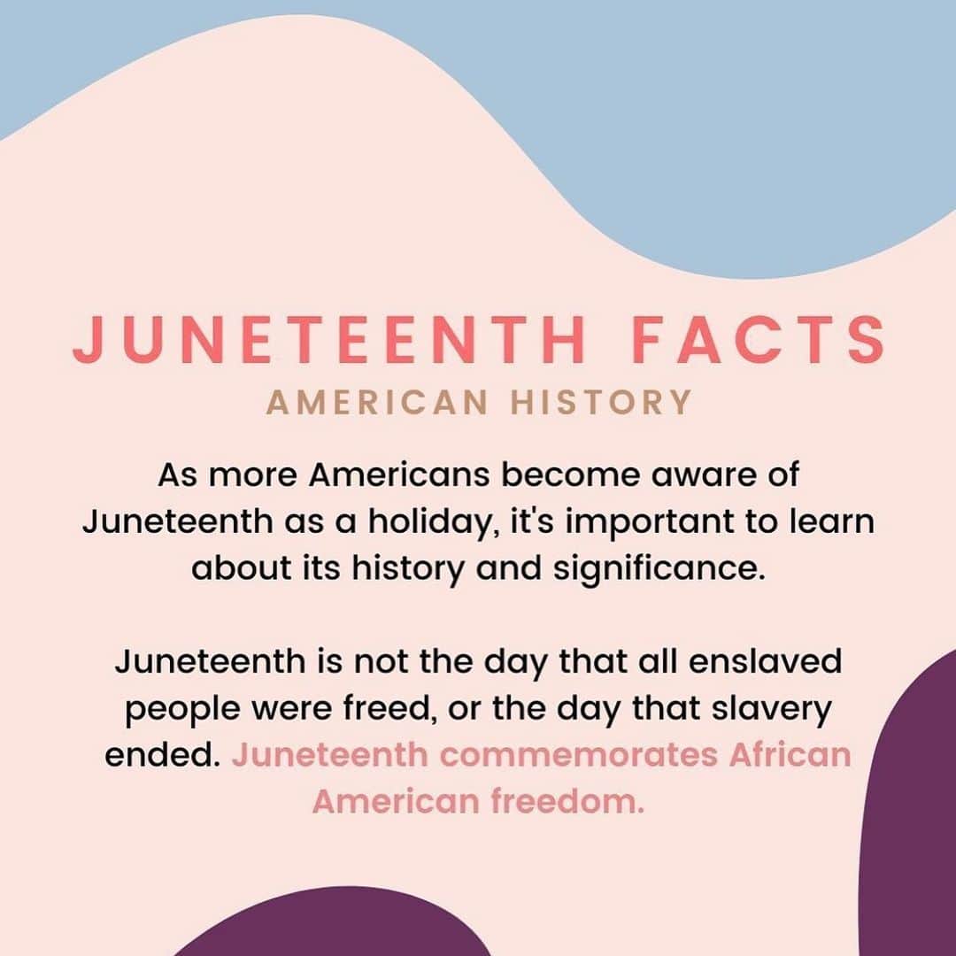 ブラッド・ゴレスキーのインスタグラム：「Today is #Juneteenth. If you are looking to learn more about the history behind this important day please take the time to read through these slides. Additionally, there’s a link in my bio to sign the petition to make it a national holiday.」