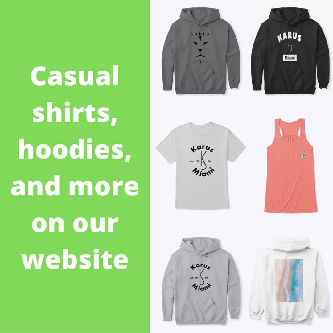 のインスタグラム：「Overview of our past and new products by @Karusclothing 📷  at ↠ teespring.com/stores/karus-2 Link in Bio. #new #clothing #hoodies #tanktop #karusclothing」