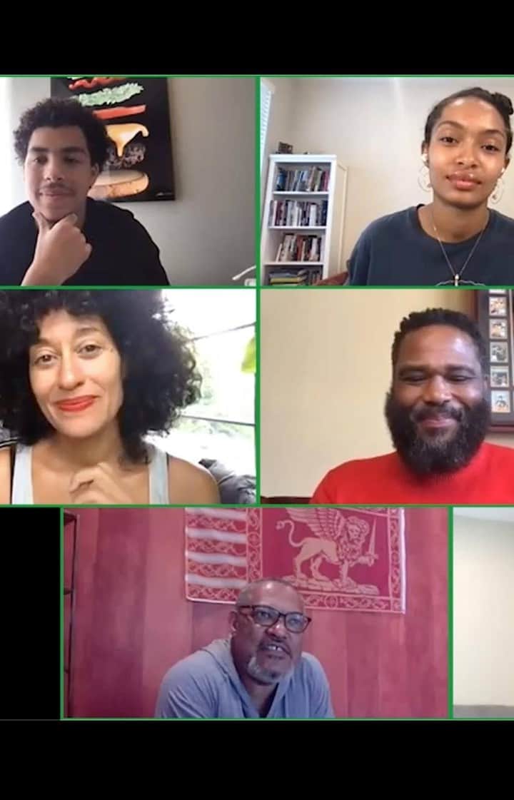 アメリカン・ブロードキャスティング・カンパニーのインスタグラム：「The #blackish cast virtually gathers together with Writer/Co-Executive Producer Peter Saji to discuss the importance of celebrating #Juneteenth as well as the making of the episode.」