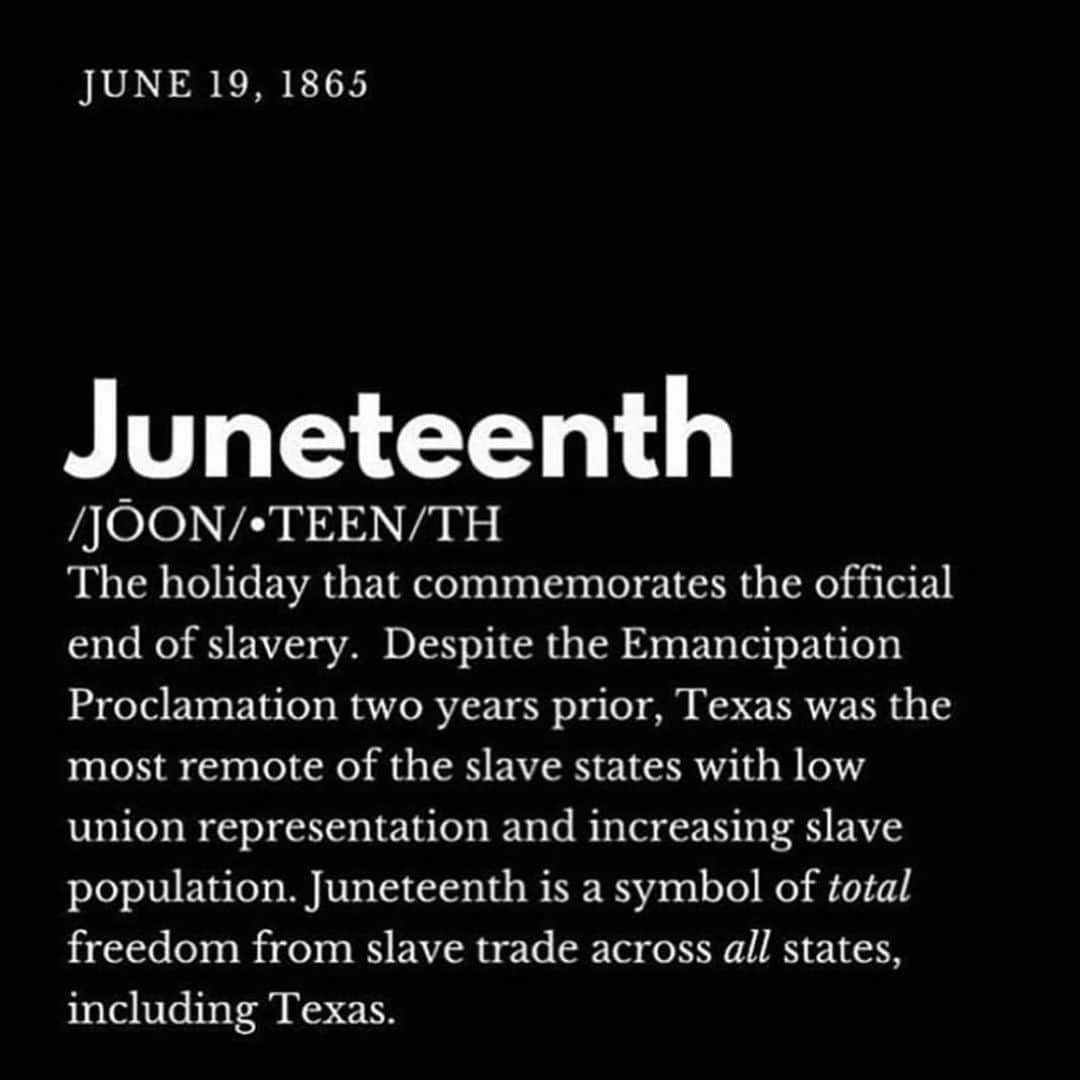 トーライ・ケリーのインスタグラム：「definitely didn’t learn about this in school. time for change... better late than never! check the link in my story for a petition to make #Juneteenth a national holiday🖤🎉」