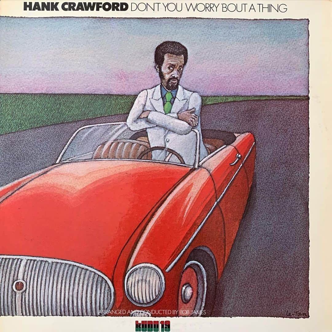 オランピアルタンさんのインスタグラム写真 - (オランピアルタンInstagram)「Don’t you worry ‘bout a thing 🚘 #hankcrawford album cover by Dad ❤️ #1975」6月20日 5時26分 - olympialetan