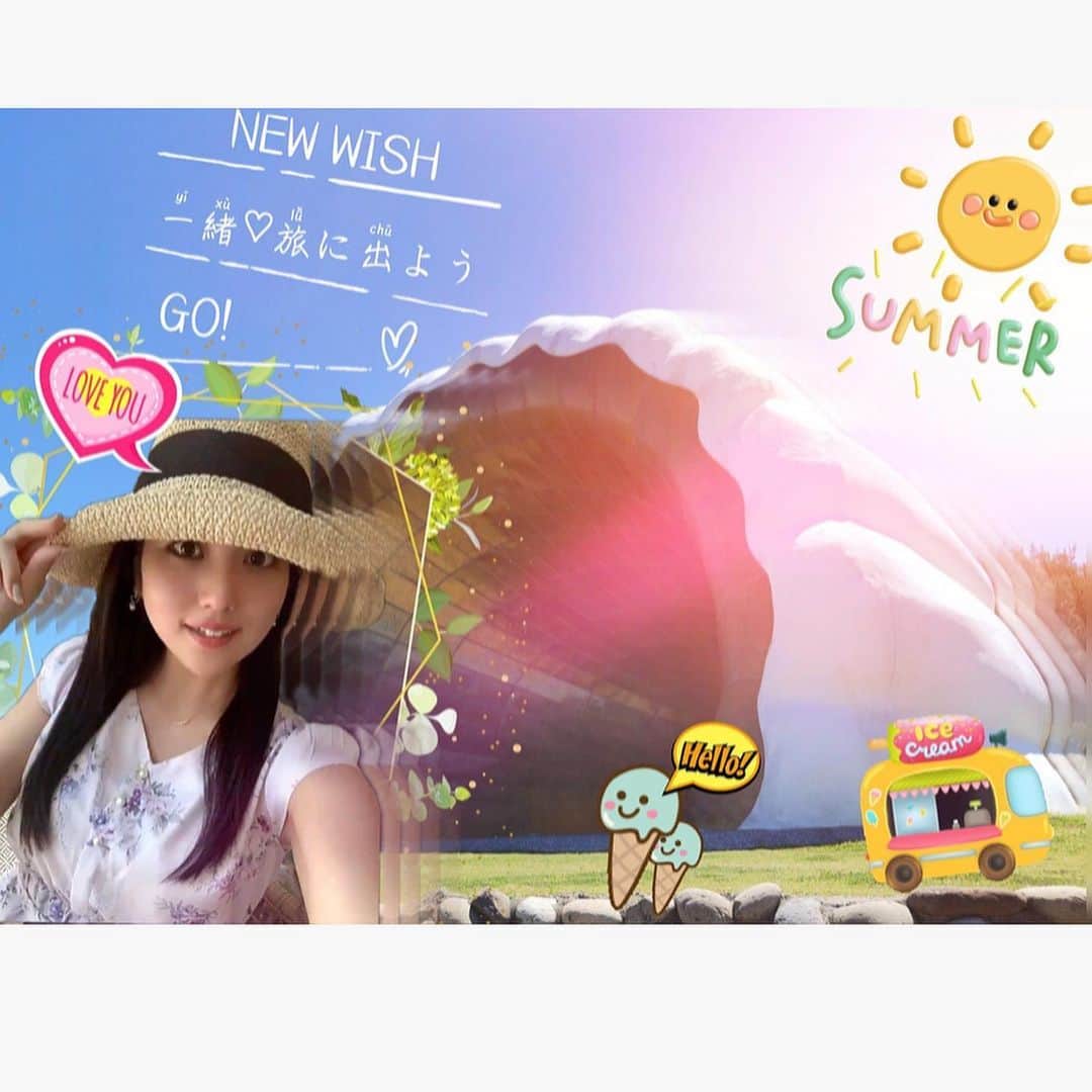 神谷麻美さんのインスタグラム写真 - (神谷麻美Instagram)「#ありがとう 🐬💕💕 #夏 🐬💕」6月20日 11時41分 - asamice428