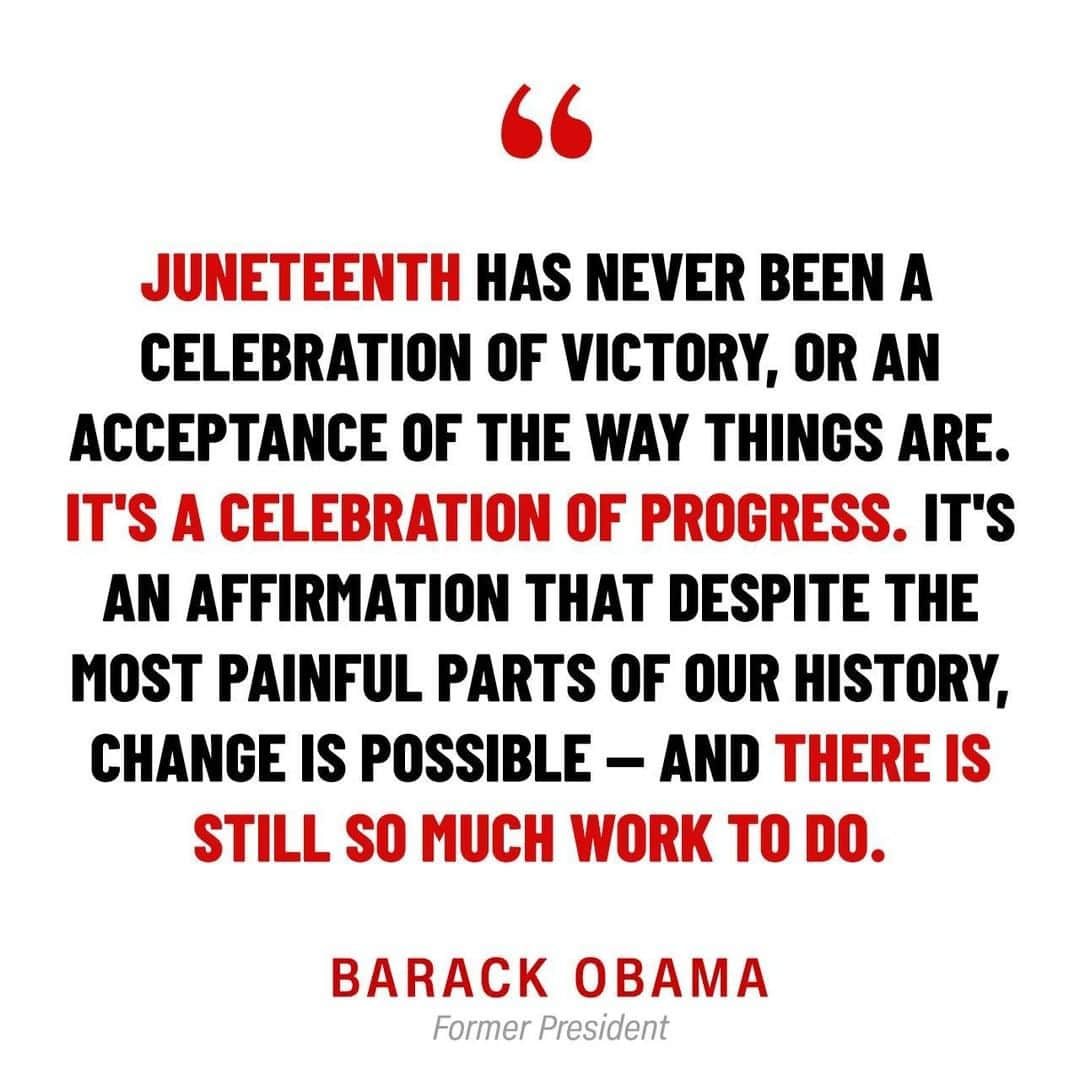 CNNさんのインスタグラム写真 - (CNNInstagram)「Friday is Juneteenth. The June 19 holiday commemorates the end of slavery in the United States. But 155 years after the news of their emancipation finally reached enslaved people in Galveston, Texas, the nation is still struggling with the issues of systemic racism and injustice. Former President Obama wrote on Twitter: “Juneteenth has never been a celebration of victory, or an acceptance of the way things are. It's a celebration of progress.”」6月20日 7時00分 - cnn