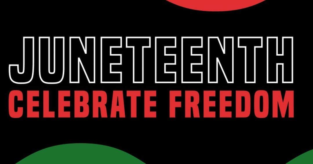 ガブリエル・マクトのインスタグラム：「#juneteenth #celLiberationday #freedomday #solidarityispower」