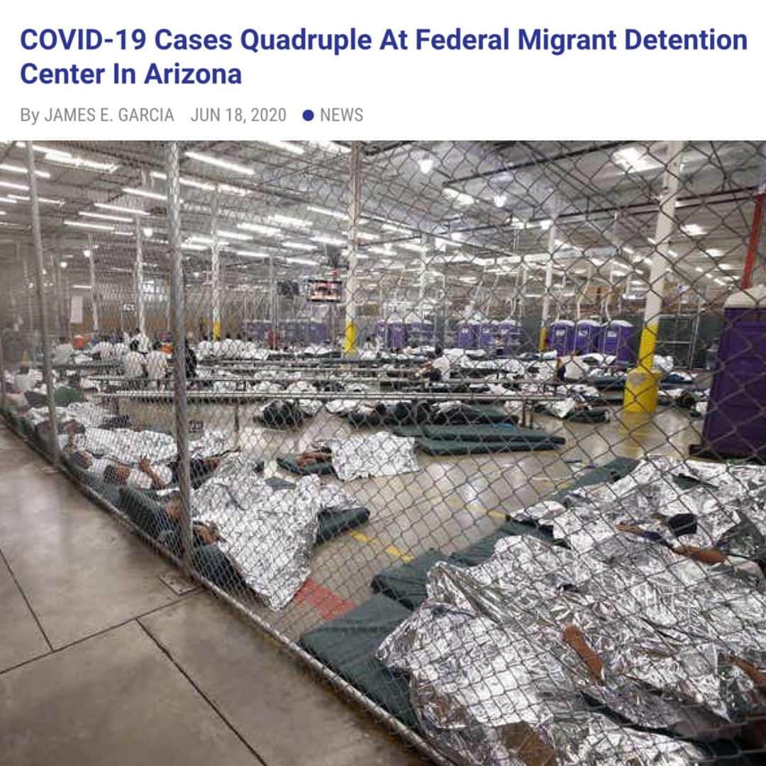 ティモシー・サイクスのインスタグラム：「⚠️WARNING: SAD BREAKING NEWS⚠️ Repost from @karmagawa The detention centers where 30,000 immigrants are currently being held in Southern US states like Texas and Arizona were already cruel and inhumane, but now new cases of coronavirus are skyrocketing due to the terrible and cramped living conditions that these detainees are forced to endure. The quadrupling of new coronavirus cases at an Arizona detention center comes just days after a detention center in Texas saw a similar quadrupling of detainees testing positive for coronavirus. THESE IMMIGRANTS DESERVE BETTER THAN THIS, WE MUST HELP THEM RIGHT NOW! Please share this post with your followers and tag people, celebrities, influencers and news media who need to see this because these immigrants lives matter so we must make EVERYONE aware of this urgent crisis that will get much worse in the coming days if nothing is done. Spreading massive awareness is the key to helping these 30,000 people, including many children, at risk so let’s use our social media platforms to get the word out before any more innocent people get infected with coronavirus. Check out the great charity @raicestexas to see what more you can do to help as immigrants and refugees should NOT be treated so cruelly like this, we’re all human beings so we must encourage compassion and understanding, not hate and cruelty, especially during a pandemic like this where social distancing is CRUCIAL! #freethemall #nokidsincages #coronavirus #detentioncenter #karmagawa」