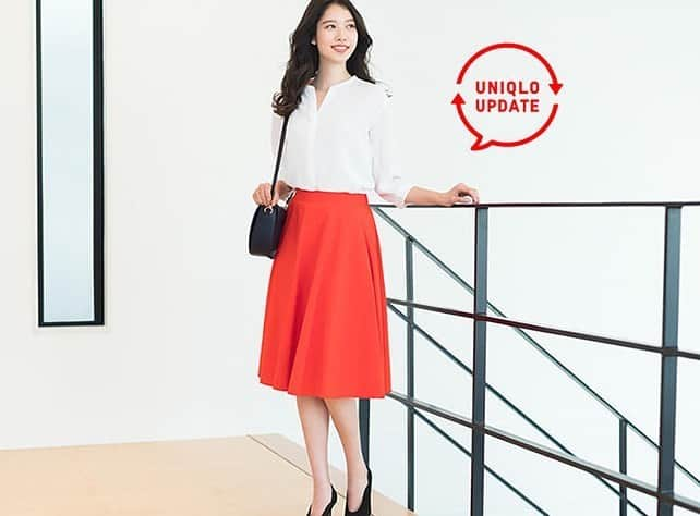 杉浦花奈のインスタグラム：「UNIQLO update」