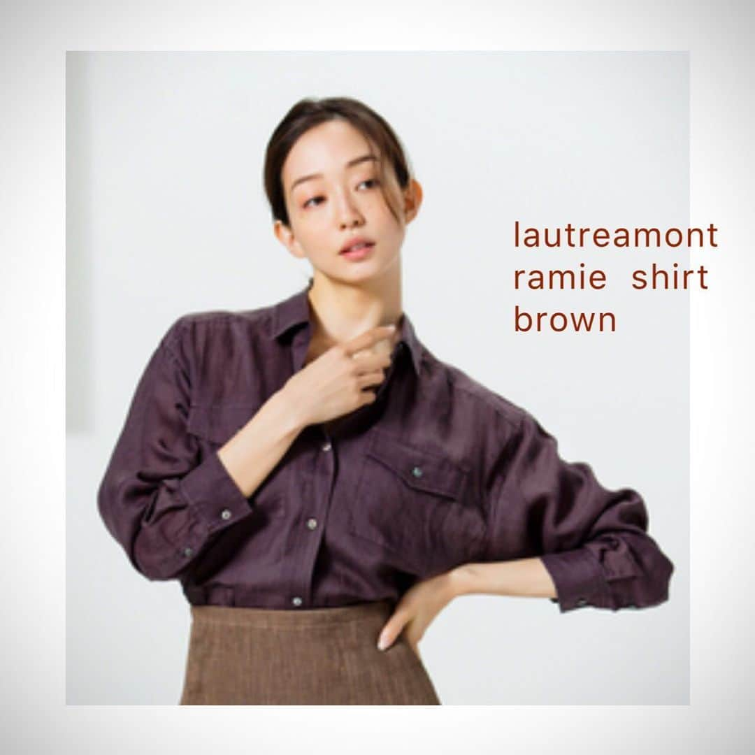 LAUTREAMONTさんのインスタグラム写真 - (LAUTREAMONTInstagram)「﻿ Ramie over sized shirts﻿ 1/160極細番手ラミー素材を使用したサファリ風シャツ。ゆったりとしたシルエットで今年らしくありながらも、程よい透け感と天然の素材感で華奢に大人っぽく。﻿ ﻿ ¥18,700(tax included)﻿ special sale 30% off 実施中⭐︎﻿ 3106-93002﻿ ﻿ ﻿ ﻿ ﻿ @j.lounge_official ﻿ @lautreamont_insta ﻿ #LAUTREAMONT#2020summer#jlounge#summershirts#shirts#recommenditem﻿」6月20日 20時22分 - lautreamont_insta