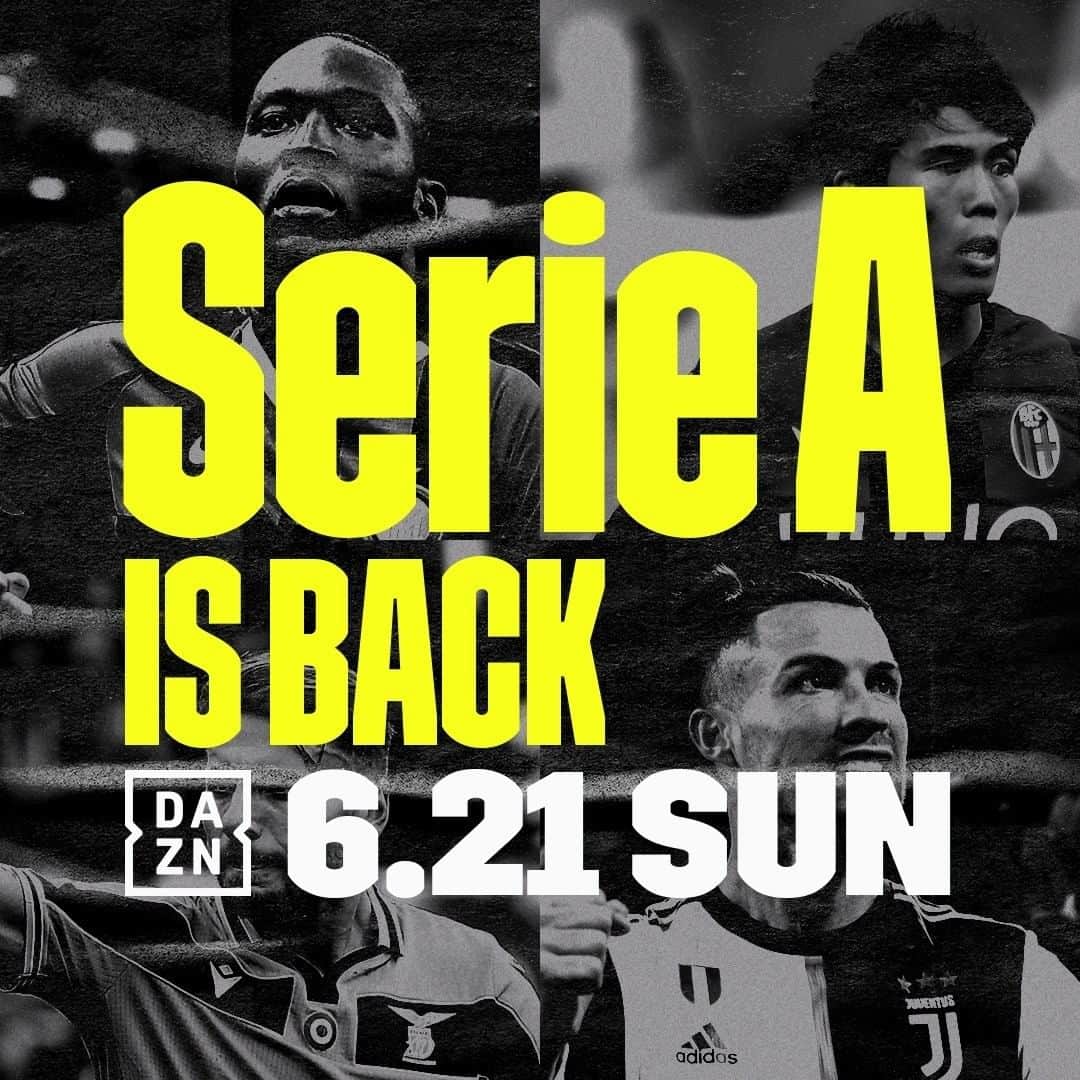 Dazn Japanさんのインスタグラム写真 Dazn Japaninstagram いよいよ セリエa再開 三つどもえの優勝争いで 今シーズン最も激戦のリーグが帰ってくる セリエa第25節 アタランタ サッスオーロ 6 22 月 2 30