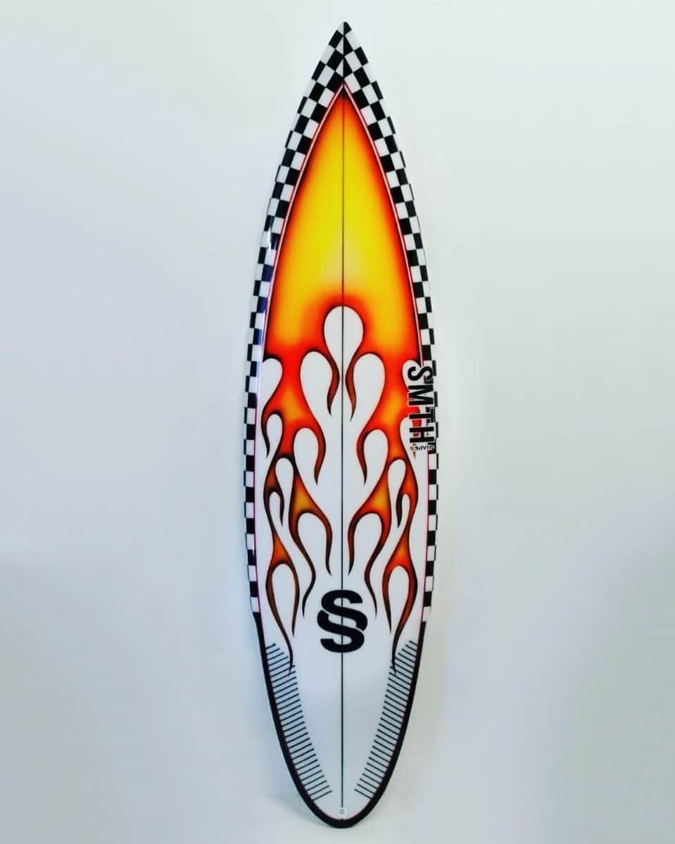 ジョーディ・スミスさんのインスタグラム写真 - (ジョーディ・スミスInstagram)「🏁🔥 @smthshapes stinger #surfboard #flames」6月20日 14時56分 - jordysmith88