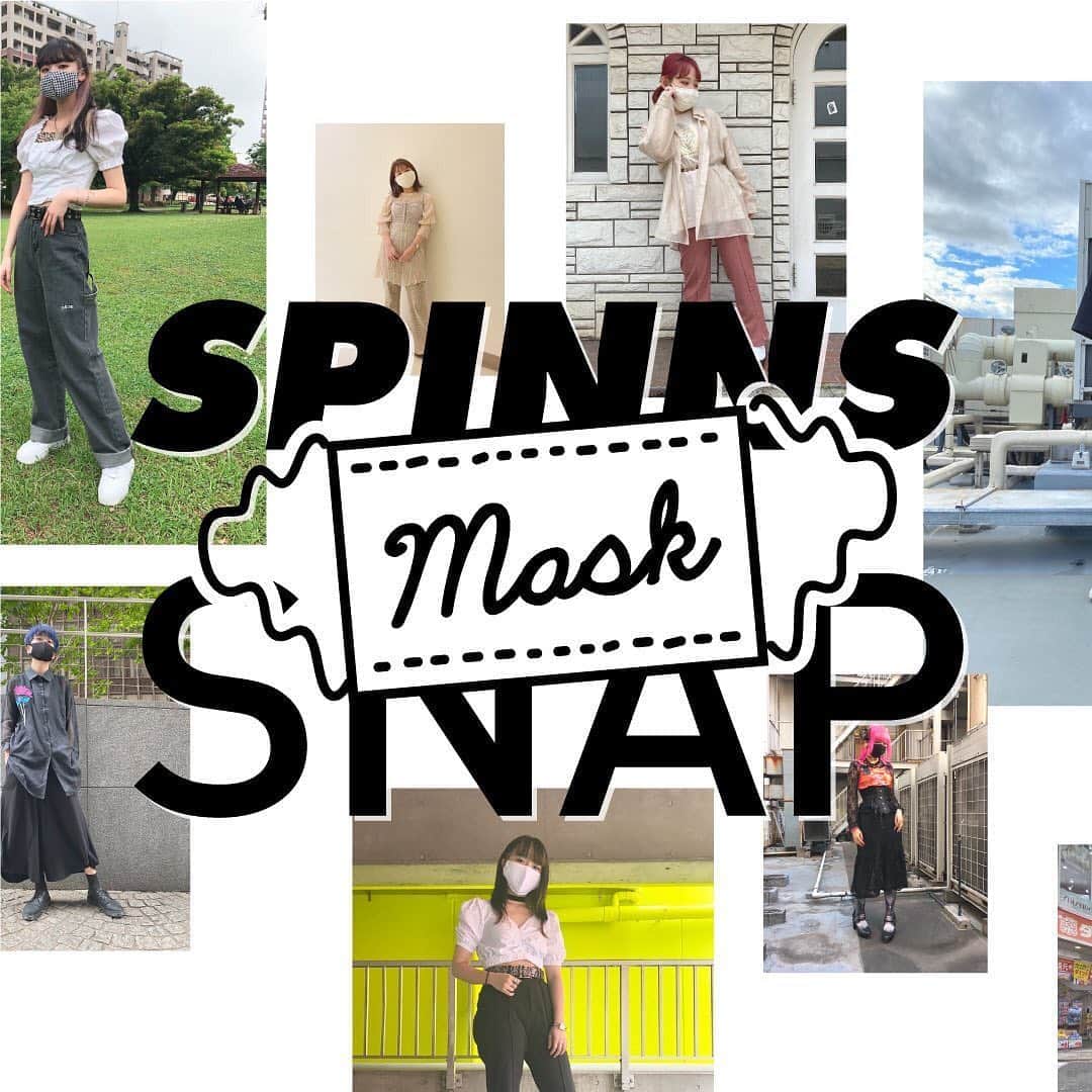 スピンズさんのインスタグラム写真 - (スピンズInstagram)「🌿SPINNS MASK SNAP 🌿﻿ ﻿ SPINNSスタッフのマスクスナップが﻿ SPINNS公式サイトにて公開👕✨﻿ ﻿ マスクもファッションとしてたのしもう🍒🍒﻿ ﻿ #SPINNS #スピンズ #spinnsオシャレマスク #マスクスナップ #mask snap #マスク」6月20日 16時24分 - spinns_official