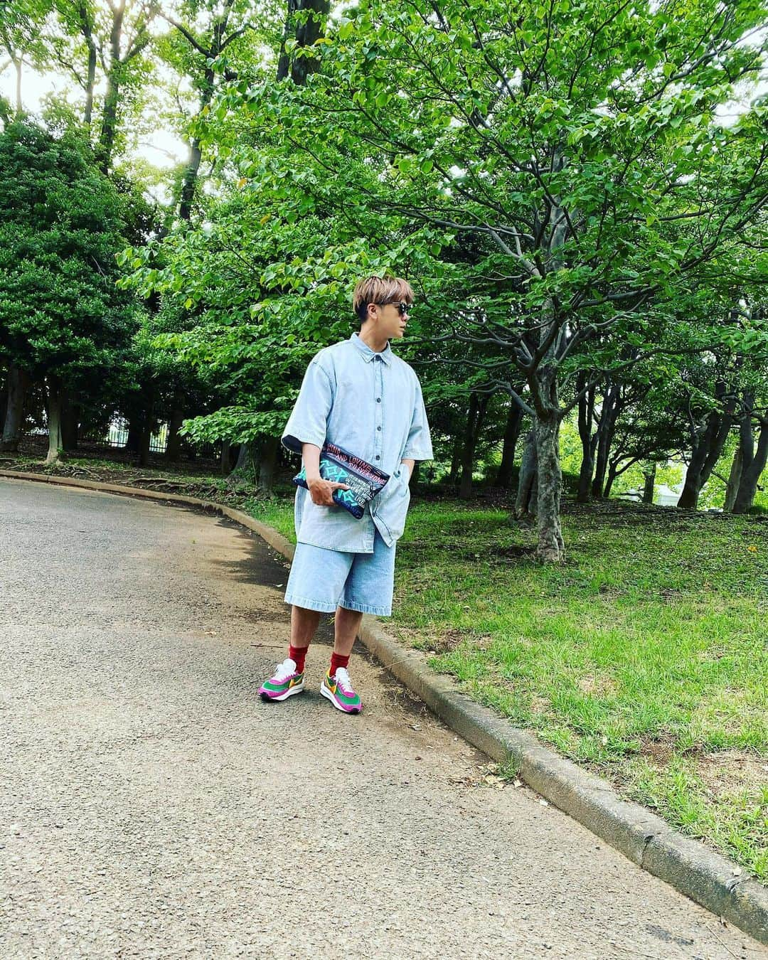 山田親太朗さんのインスタグラム写真 - (山田親太朗Instagram)「🕶👕👖👟 @tomford  @acnestudios  @balenciaga  @nike  @sacaiofficial  #山田服」6月20日 16時42分 - shintaro.y