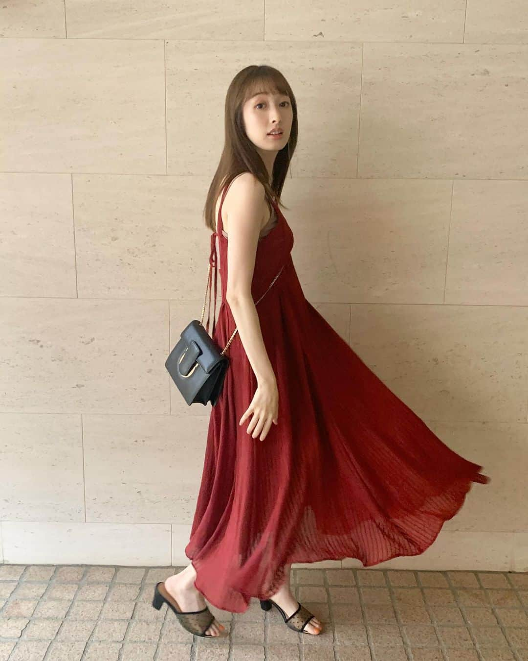 團遥香さんのインスタグラム写真 - (團遥香Instagram)「今日の私服さん☺︎ このワンピースやっと着られた✌️ 背中も可愛いっ  @chiik.official #ootd #だんちゃんのしふく」6月20日 17時44分 - haruka_dan_official