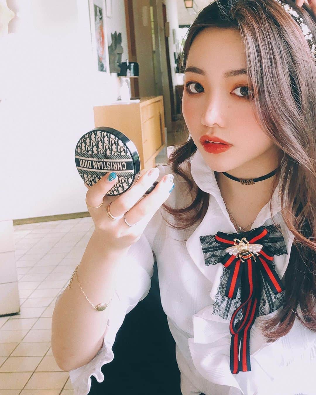 藤子さきのインスタグラム：「Dior × Dior またブレアちゃんファッション😇 #dior #gossipgirl #outfit #ootd」