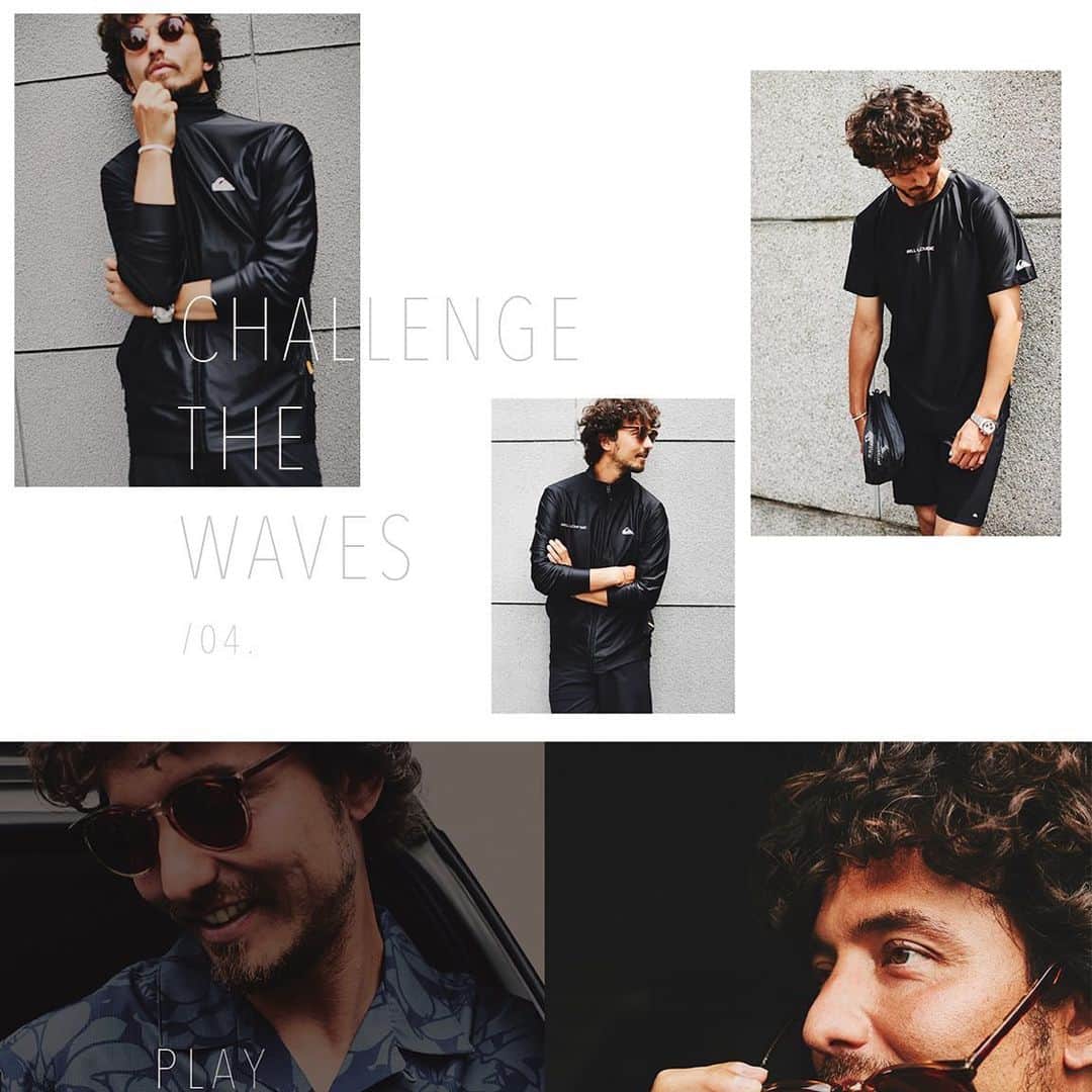 のインスタグラム：「. 【QUIKSILVER × WillLOUNGE】  サーフブランド「QUIKSILVER」の高品質スポーツウェアライン"WATERMAN"とナノ・ユニバースが展開するライフスタイルウェアブランド「WillLOUNGE」のコラボレーション 。 海辺やアウトドアライフだけでなく、タウンユースとしても活躍する都会的なSURF COLLECTIONが実現。 . #nanouniverse #nanouniversemens  #quicksilver  #willlounge  #20SS #lifestyle . model @pato_____  hair&make @hiromi__tezuka  photo @tomofumiusa  direction @nanouniverse_official」