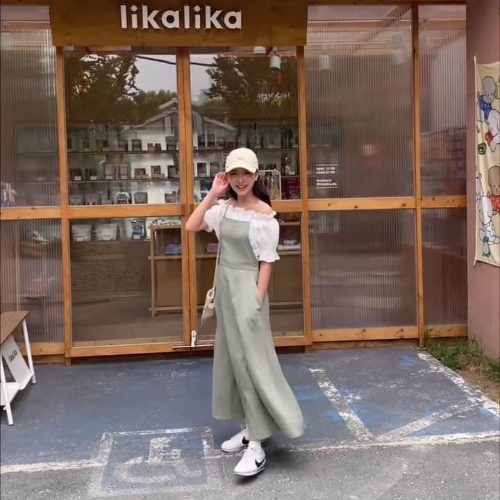 Chuuのインスタグラム：「주말 데일리룩엔 이만한 코디가 없쥬✨」