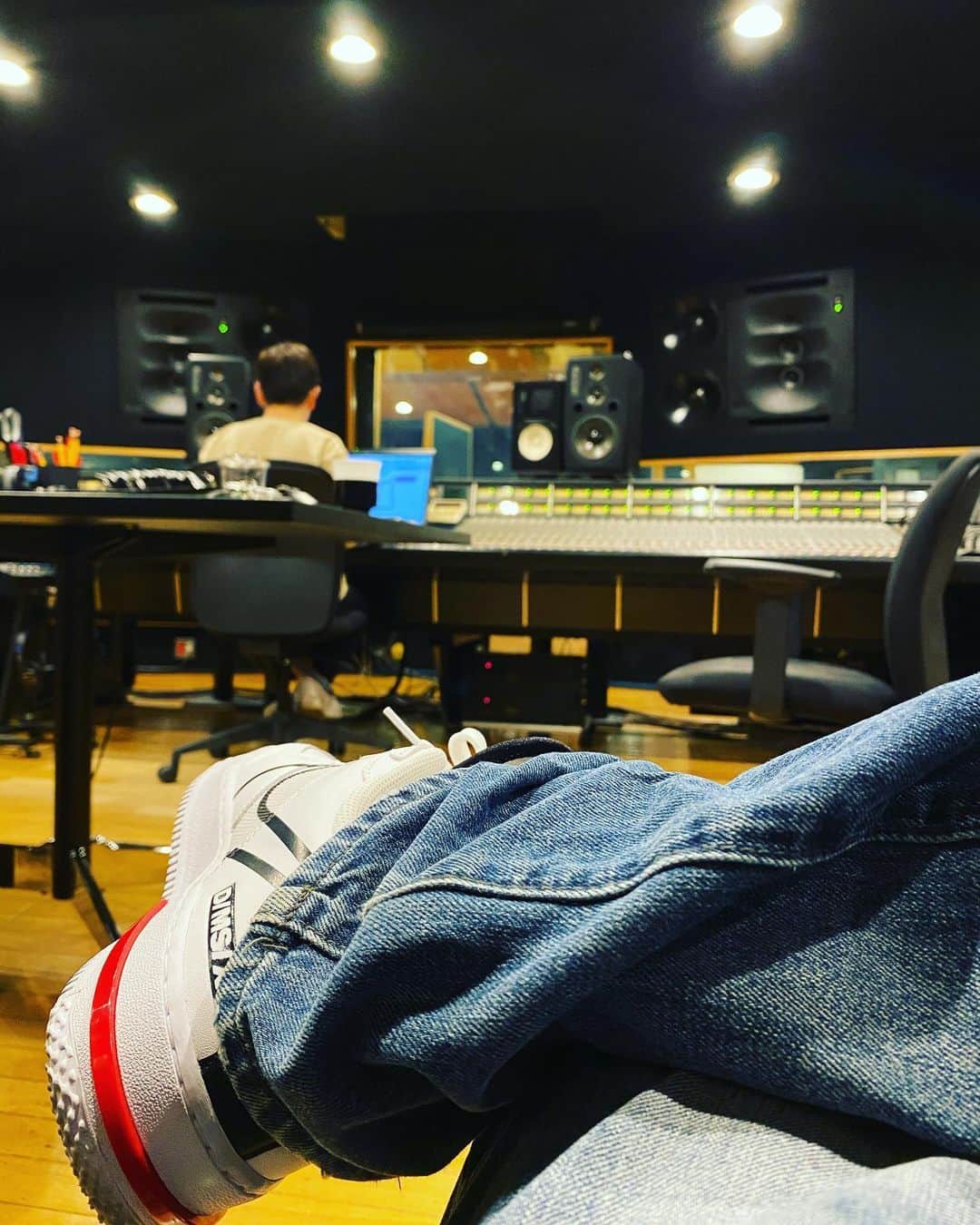 MACKA-CHINのインスタグラム：「RECORDING SATURDAY  スタジオ楽しい♪」