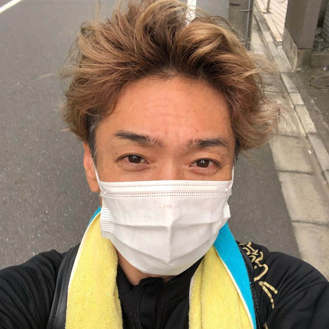 嘉島典俊のインスタグラム：「健康診断行ってきた いちおう異常ナッシブル からのトレーニング 道のり長し がんばるマッシュ！ #嘉島典俊＃トレーニング#嘉島典俊公式YouTubeチャンネル」