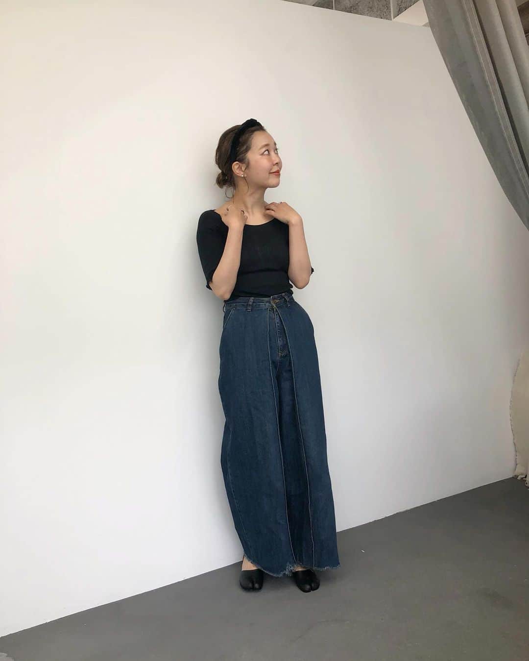 北岡りえのインスタグラム：「鎖骨出てきますように〜🌱 ともえさんから教えてもらったインナーすぐ探します♥ @plantoms」