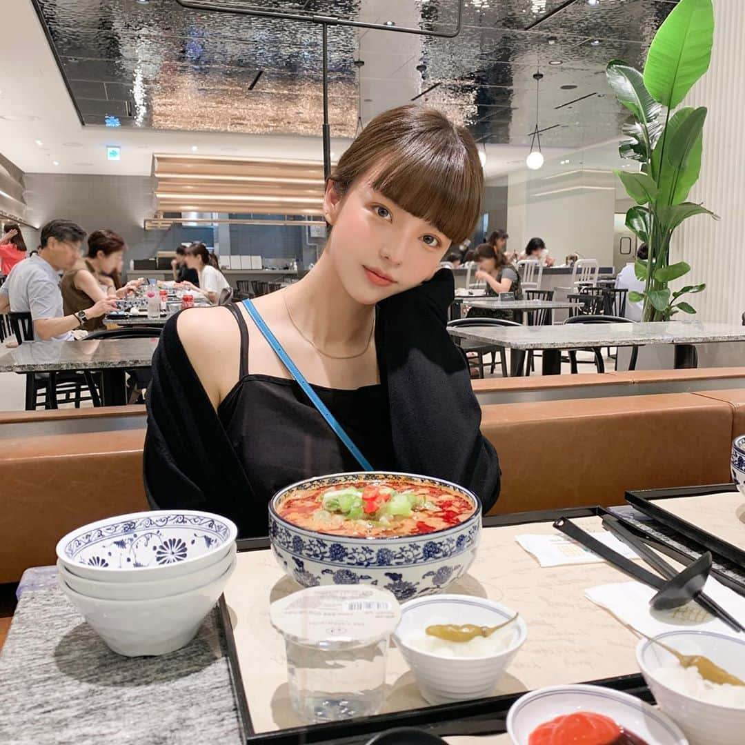 ユン・アラさんのインスタグラム写真 - (ユン・アラInstagram)「한남 고메이494 갔다가  내 쌀국수 최애 맛집이던 땀땀 곱창칼국수 2단계를 먹었지 뭐람..? 요줌 다시 이맛에 빠져버렸지 뭐람..? 집 근처니까 맨날 가꼬야 😭 . .  #땀땀 #한남동맛집 #곱창쌀국수」6月20日 22時04分 - yoonara_mood