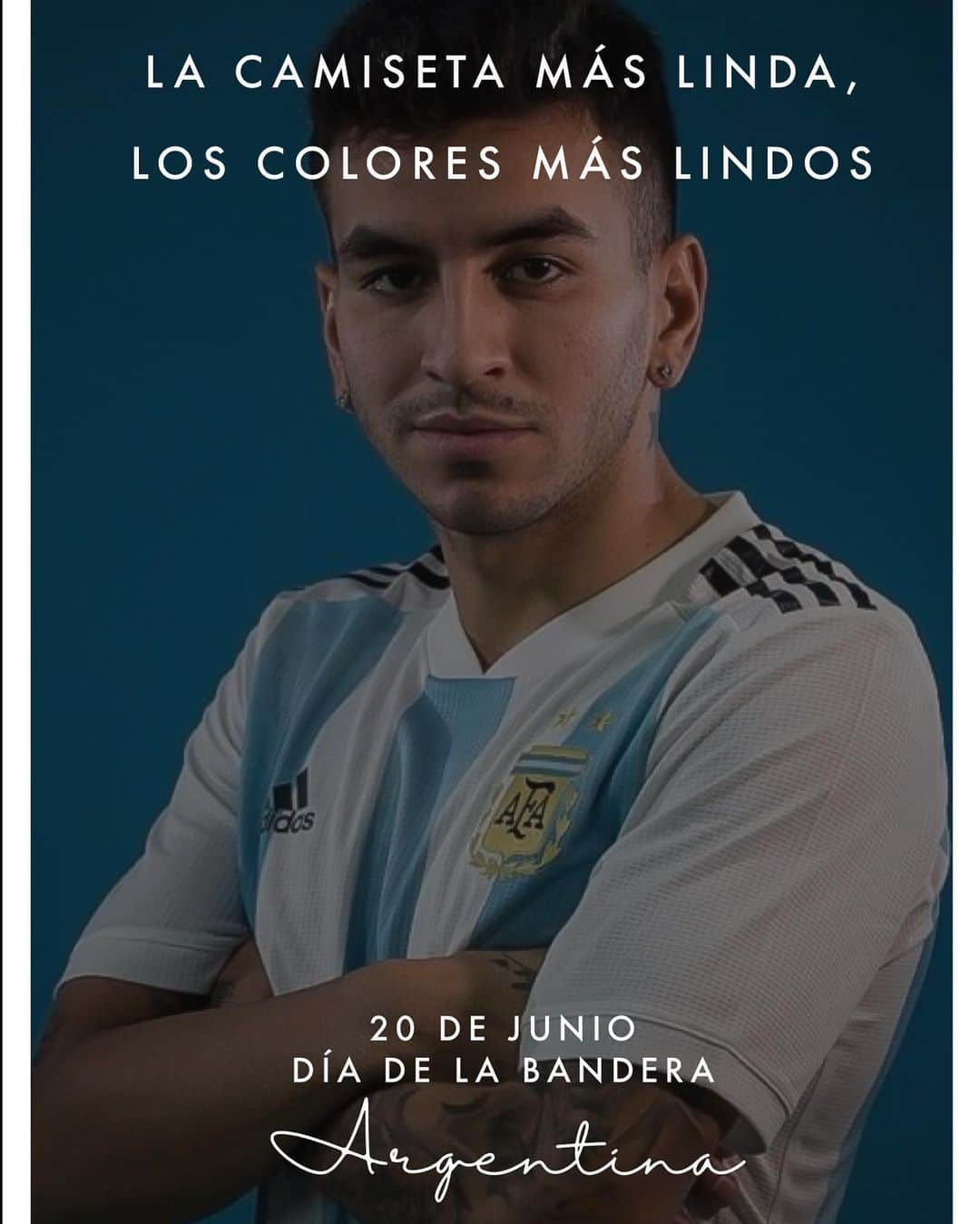 アンヘル・コレアさんのインスタグラム写真 - (アンヘル・コレアInstagram)「Feliz día de la bandera 🇦🇷❤️」6月20日 22時50分 - angelcorrea32