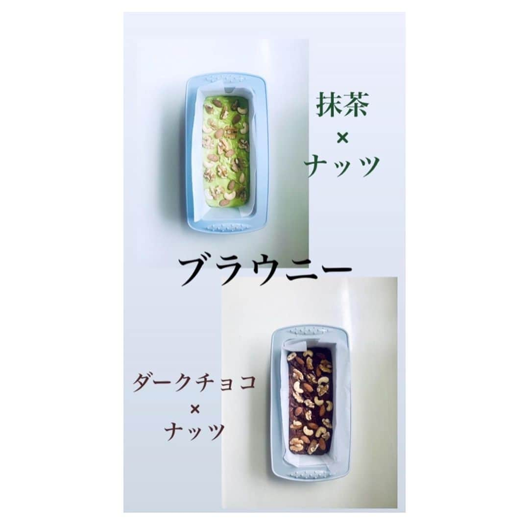 小林由佳さんのインスタグラム写真 - (小林由佳Instagram)「▷抹茶ブラウニー×チョコレートブラウニー」6月21日 1時08分 - yuca_tan