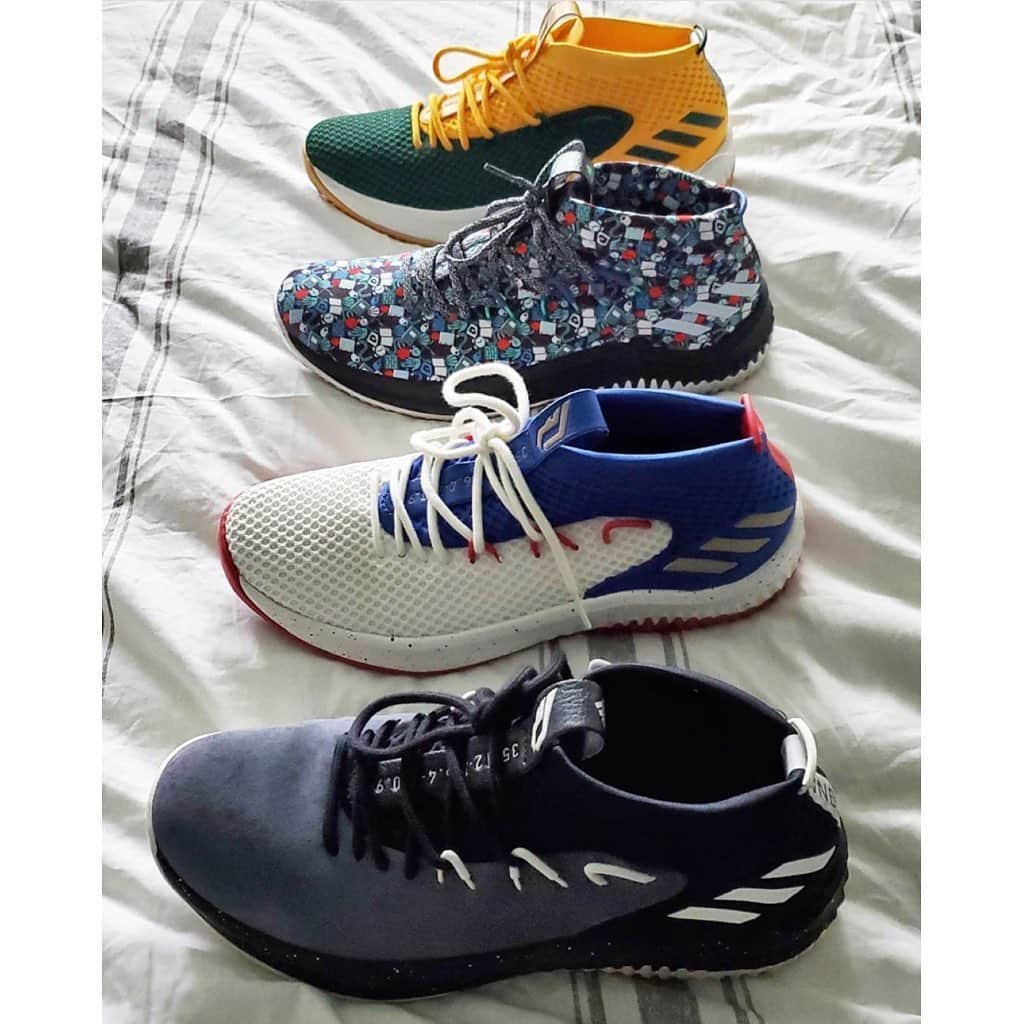 デイミアン・リラードさんのインスタグラム写真 - (デイミアン・リラードInstagram)「6 signature shoes in and @ka_ma_chi has continued to be one of my biggest supporters. He has a bunch of PEs and customs in his collection. What’s your favorite year of the Dames? @adidashoops #FreeToCreate #YKWTII ⌚️」6月21日 2時15分 - damianlillard