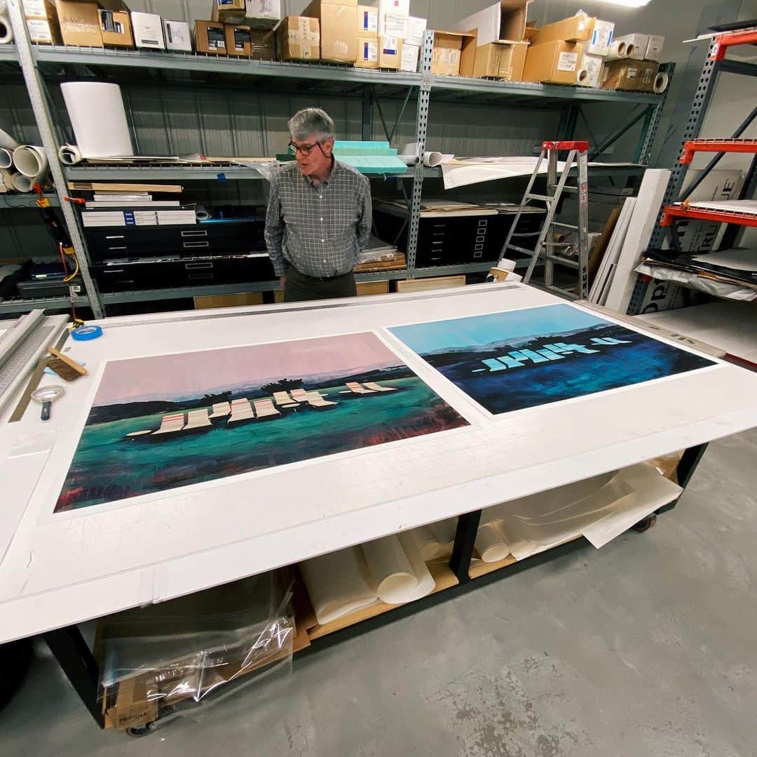 Robert Bingamanのインスタグラム：「Documented by John Hans at Dolphin Archival with a ridiculous Hasselblad setup, the image contains more detail than consciousness can keep up with. I love looking at them. They’re Big. And available exclusively through @hawcontemporary.」