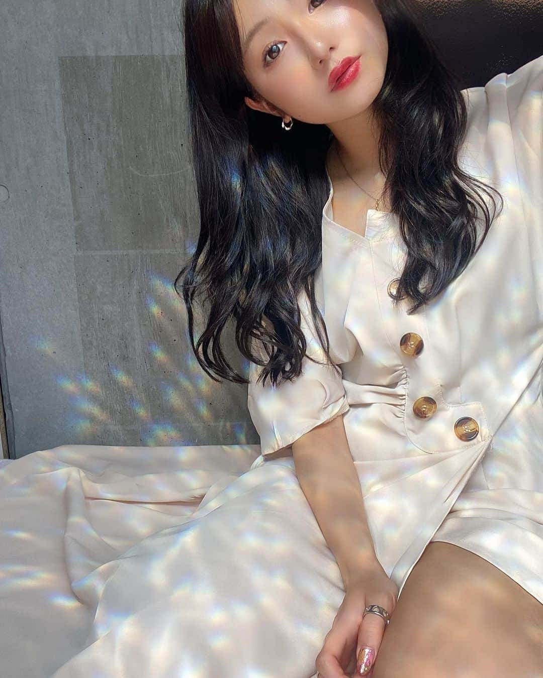 谷川愛梨のインスタグラム：「🌈 ... Pierce🔹 @_krm_official  one-piece🔸 @andrabbit_official」