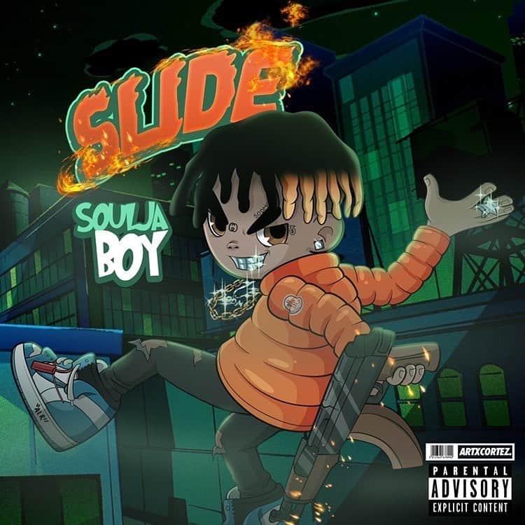 ソウルジャ・ボーイ・テレムのインスタグラム：「SLIDE out now 😈🔥🤷🏾‍♂️ Stream on Apple Music & Spotify!」