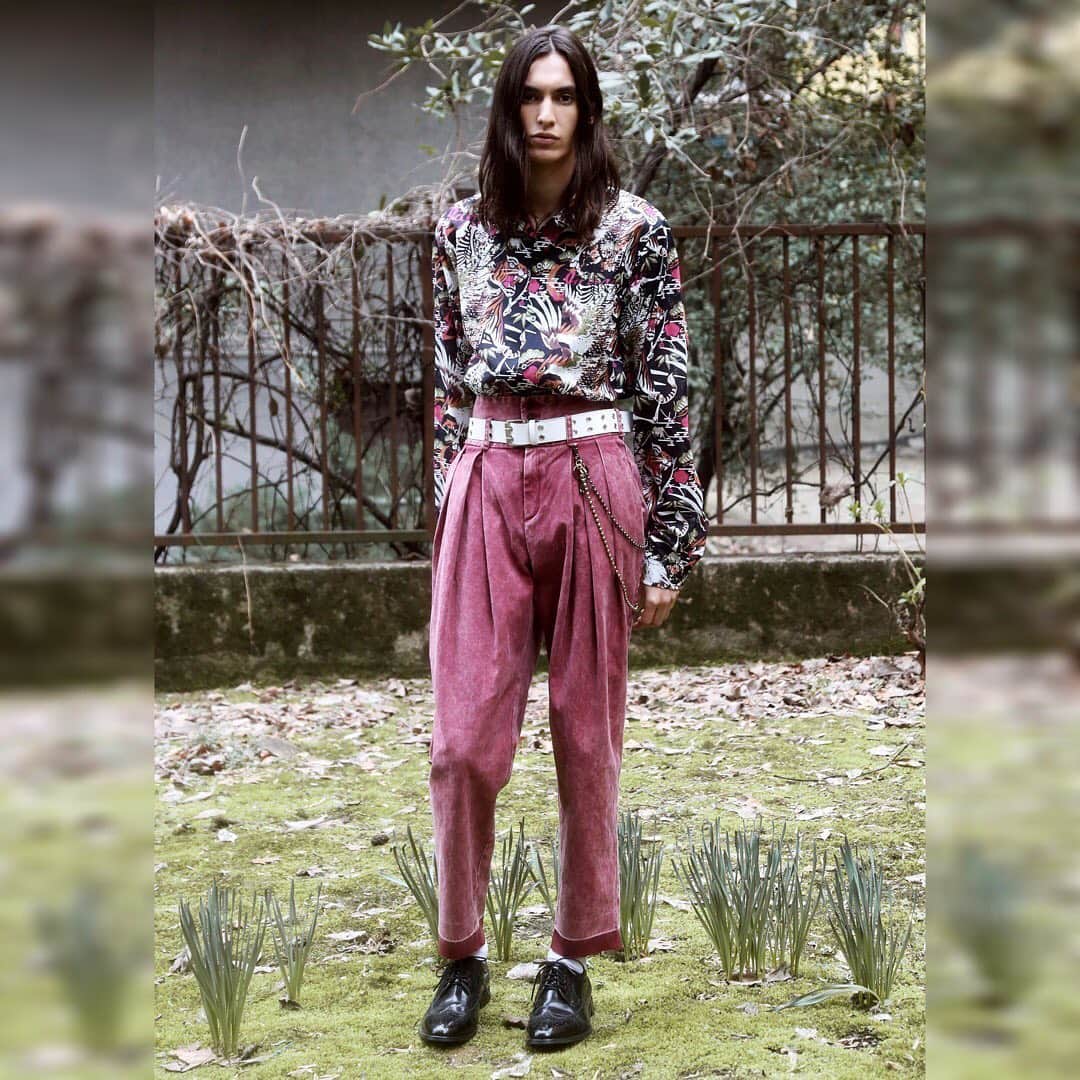 アツシナカシマのインスタグラム：「#atsushinakashima #アツシナカシマ #milanfashionweek #mfw #lookbook #fashion」