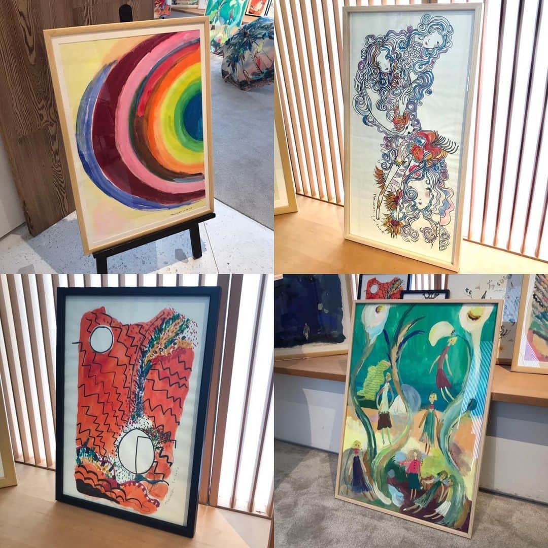 のインスタグラム：「デザイナー津森千里のデザイン画をイセタンサローネのポップアップで販売中。 #tsumorichisato #ツモリチサト @isetansalonetokyo」