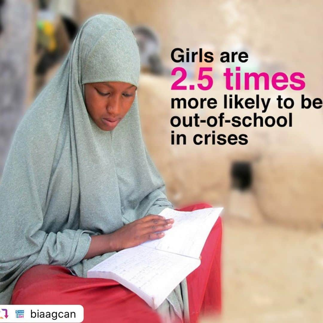 アンナ・シルクさんのインスタグラム写真 - (アンナ・シルクInstagram)「#Repost @biaagcan . For girls in crisis, education is a lifeline. But Coronavirus brought about widespread lockdowns and school closures around the world. We remain concerned that too many girls will be unable to return to school when things open up. This #WorldRefugeeDay, we encourage everyone to continue to advocate for girls' access to education and amplify the voices of refugee girls and women! . . #GirlsRights #ChildrensRights #Education #School #FemaleEmpowerment #KnowledgeisPower」6月21日 12時17分 - anna.silk