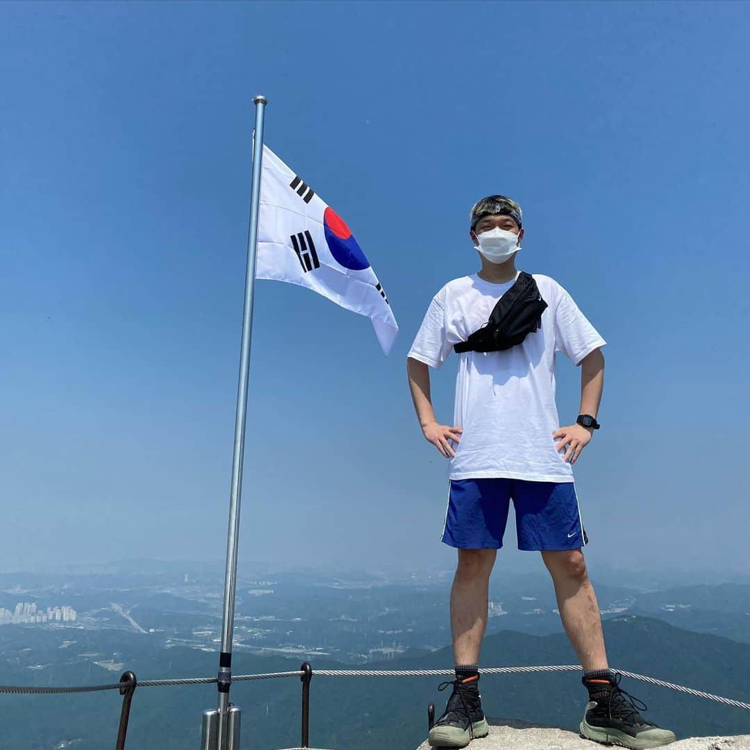 Paloaltoのインスタグラム：「더위가 시작돼서 좀 더 일찍 출발했던 2020년 9번째 등반」