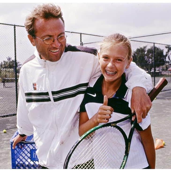 マリア・シャラポワのインスタグラム：「Happy Father’s Day папа! ❤️ this photo.」