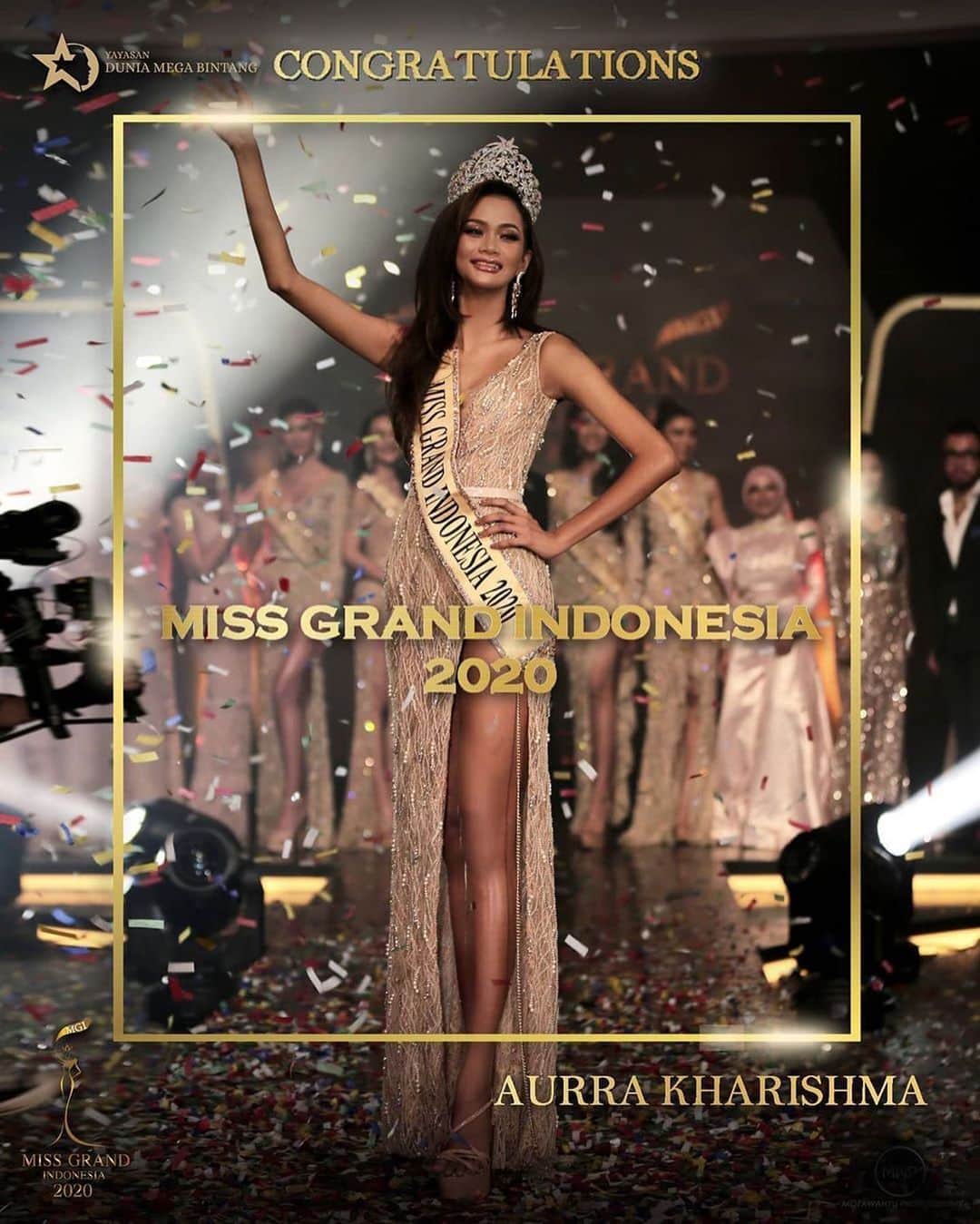 Ivan Gunawanさんのインスタグラム写真 - (Ivan GunawanInstagram)「⭐️⭐️⭐️⭐️⭐️⭐️ Congratulations to the newly crowned Miss Grand Indonesia 2020 @aurrakharishma  She will represent Indonesia at Miss Grand International 2020 !  By this chance, our national director @ivan_gunawan has deliberately chosen to give her a new name : " AURRA KHARISHMA "  Follow her journey and her passion towards her new chapter !! #MissGrandIndonesia2020 #MGI2020Finalists #YayasanDuniaMegaBintang #MOPChannel #YouTubeMOPChannel #MGI2020 #IvanGunawan」6月21日 23時40分 - ivan_gunawan