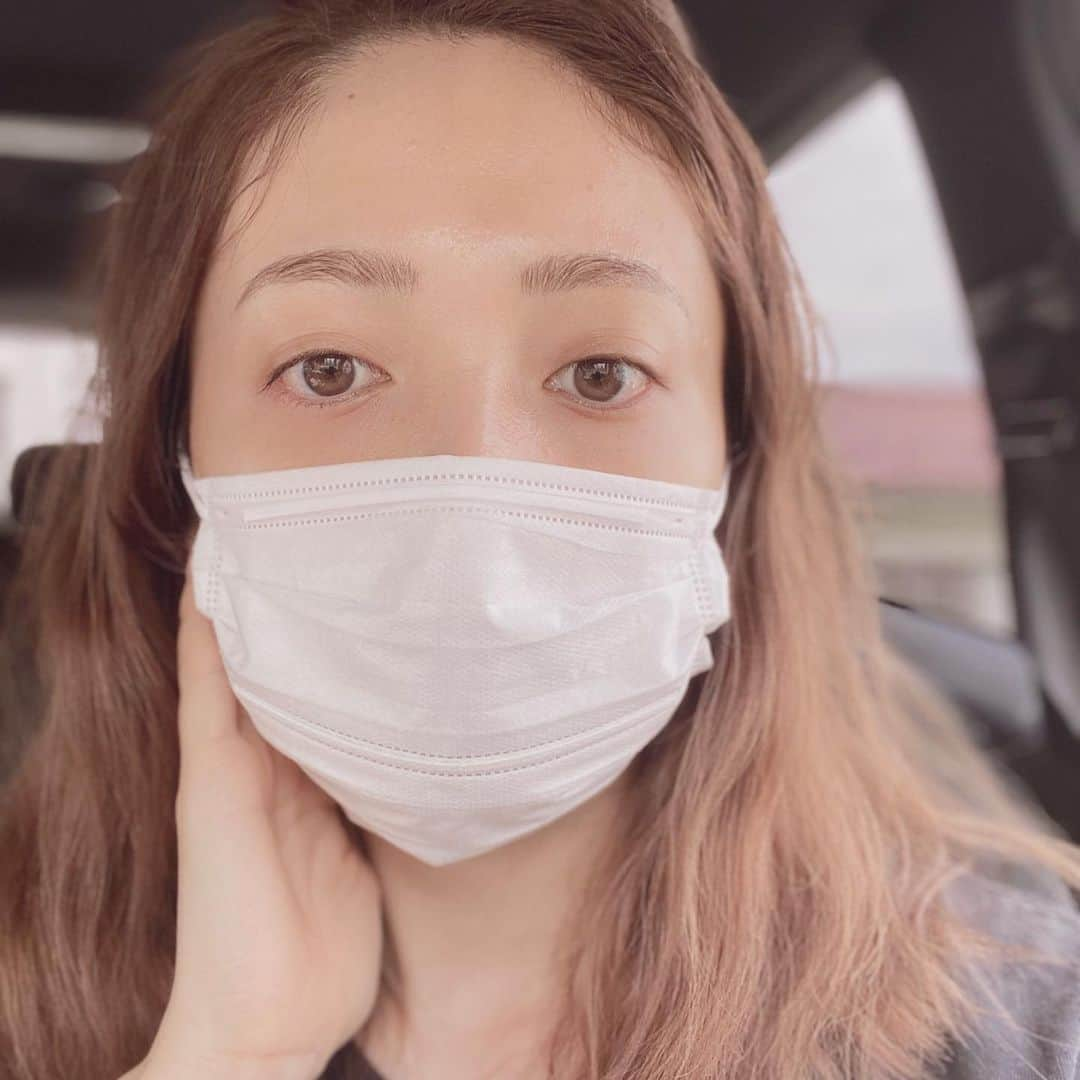 平山あやさんのインスタグラム写真 - (平山あやInstagram)「マスクー😷  #today #日焼け止めしてからのマスクね」6月21日 16時38分 - aya_hirayama