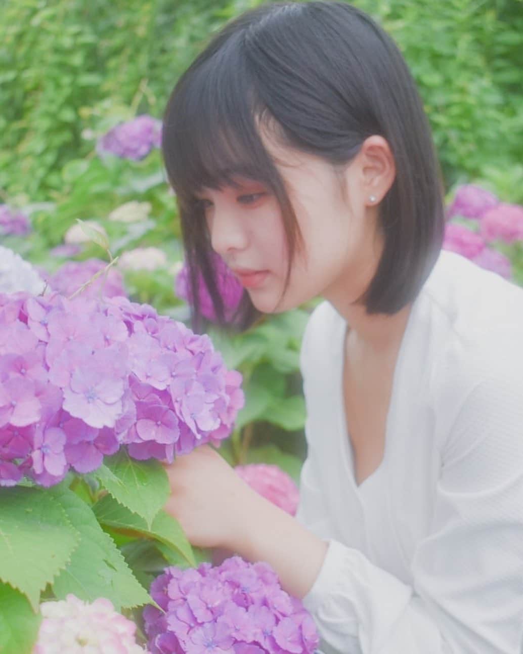 野口花鈴のインスタグラム：「今日は撮ってくれてありがとう(´இωஇ｀)」