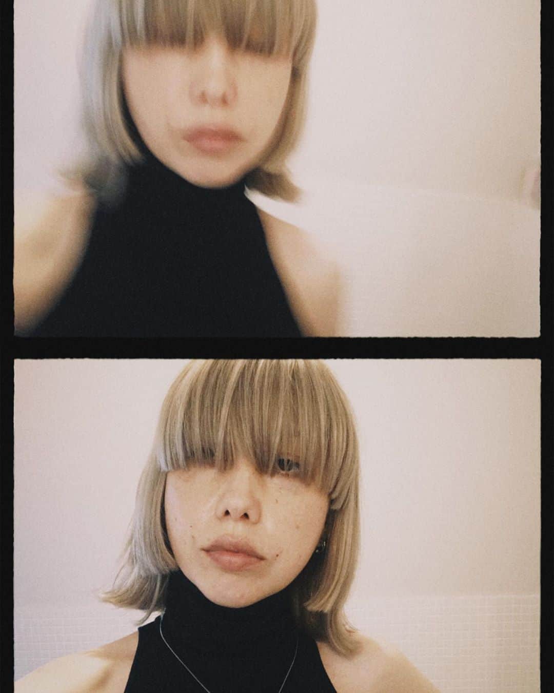 ダイアナチアキのインスタグラム：「Self bleach,Self color,Self cut ﻿いくつかスキルが身についてしまった✂︎」