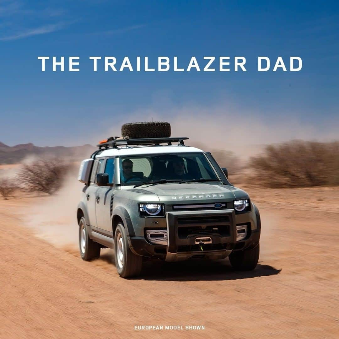 Land Roverさんのインスタグラム写真 - (Land RoverInstagram)「Thank you for showing us the roads, keeping us in our lane and always helping to make more of our world. Happy #FathersDay!  #LandRover #FathersDay2020 #TeamDefender #NewDefender #LandRoverDefender #4x4 #RangeRover #RangeRoverSport」6月21日 18時00分 - landrover