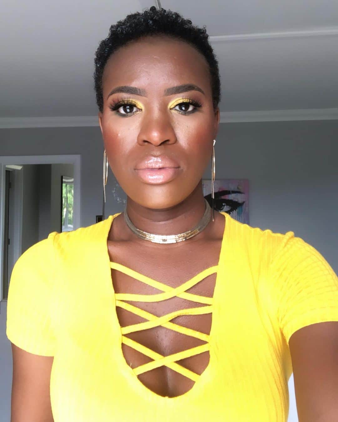 Makeup Addiction Cosmeticsさんのインスタグラム写真 - (Makeup Addiction CosmeticsInstagram)「Picture 1 or 2? 🤷🏾‍♀️ Full tutorial get ready with me on my stories. Thank you for all the love you’ve shown on there. 💋 I will definitely do more of those! Shout out to @jackieaina for starting that silent get ready with me! 👀 I was listening to my favourite motivational person ever @lisa2motivate! 😍 Products used were: @makeupaddictioncosmetics Sinful eyes palette, Turkish delight highlighter, Flaming love palette to bronze and Meadow palette for blush. Eyes are new silk lashes( not launched yet) and our new lipgloss (not launched yet) 👉🏾 Other products were @beautybakeriemakeup flour powder, @nizzcosmetics lipstick in Nude creme, @maccosmeticsuk foundation and setting powder. #makeupaddictioncosmetics #nizzcosmetics #beautybakeriemakeup #maccosmetics #melaninmakeup #makeupforblackwomen #ceo #blackowned #blackownedbusiness #sneakpeek #newproducts #trendmood #wakeupandmakeup」6月21日 18時10分 - makeupaddictioncosmetics